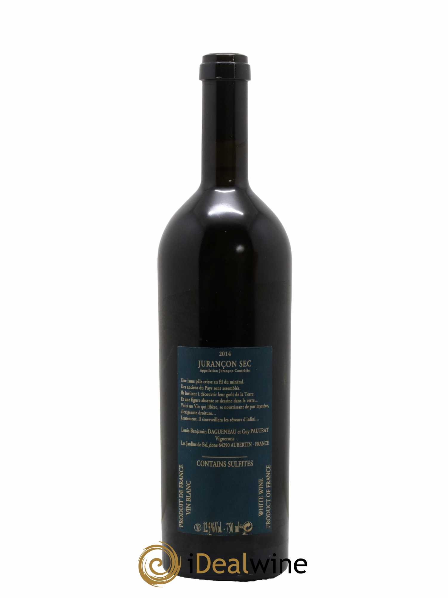 Vin de France(anciennement Jurançon) Les Jardins de Babylone Sec Didier Dagueneau 2014 - Lot de 1 bouteille - 1