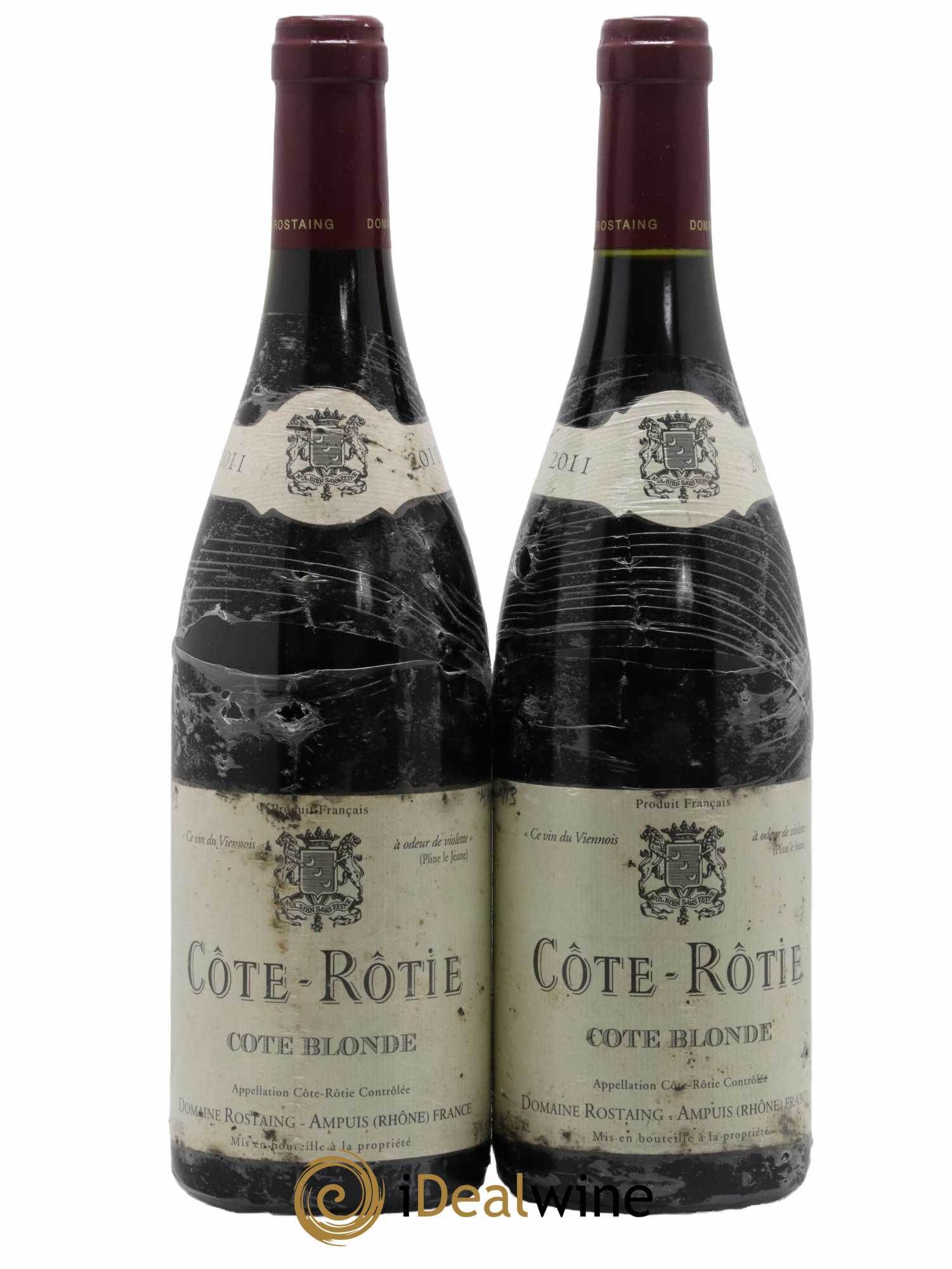 Côte-Rôtie Côte Blonde René Rostaing 2011 - Lot of 2 bottles - 0