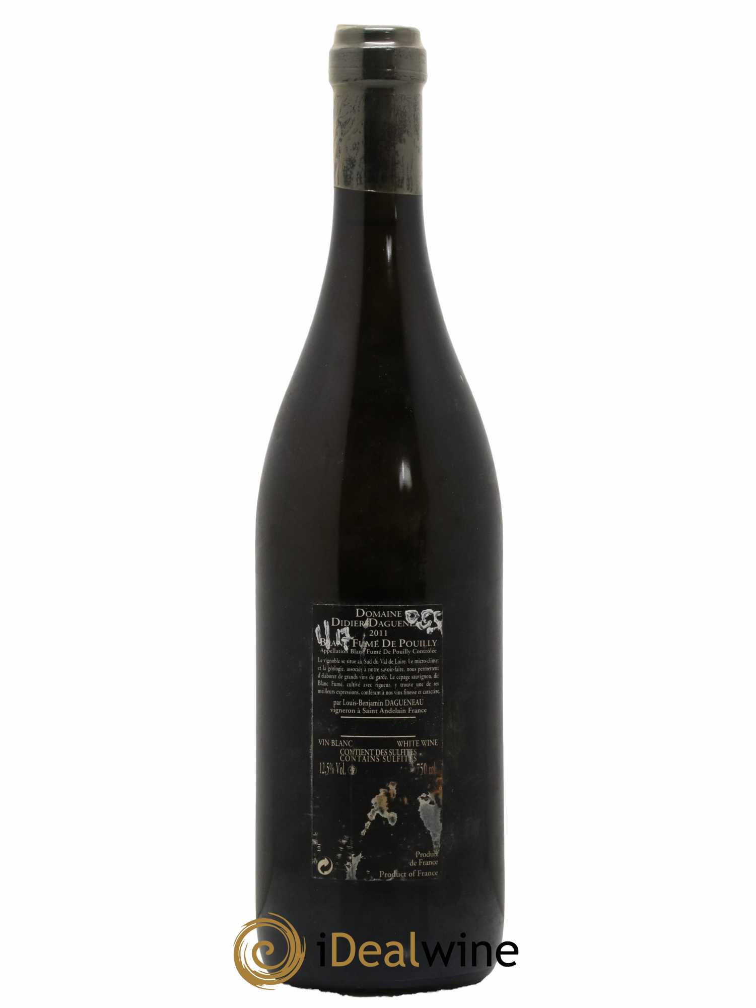 Vin de France (anciennement Pouilly-Fumé) Silex Dagueneau (Domaine Didier - Louis-Benjamin) 2011 - Lot de 1 bouteille - 1