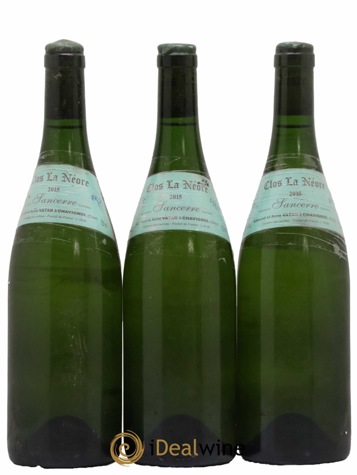 Sancerre Clos la Neore Edmond Vatan 2015 - Lot de 3 bouteilles - 0