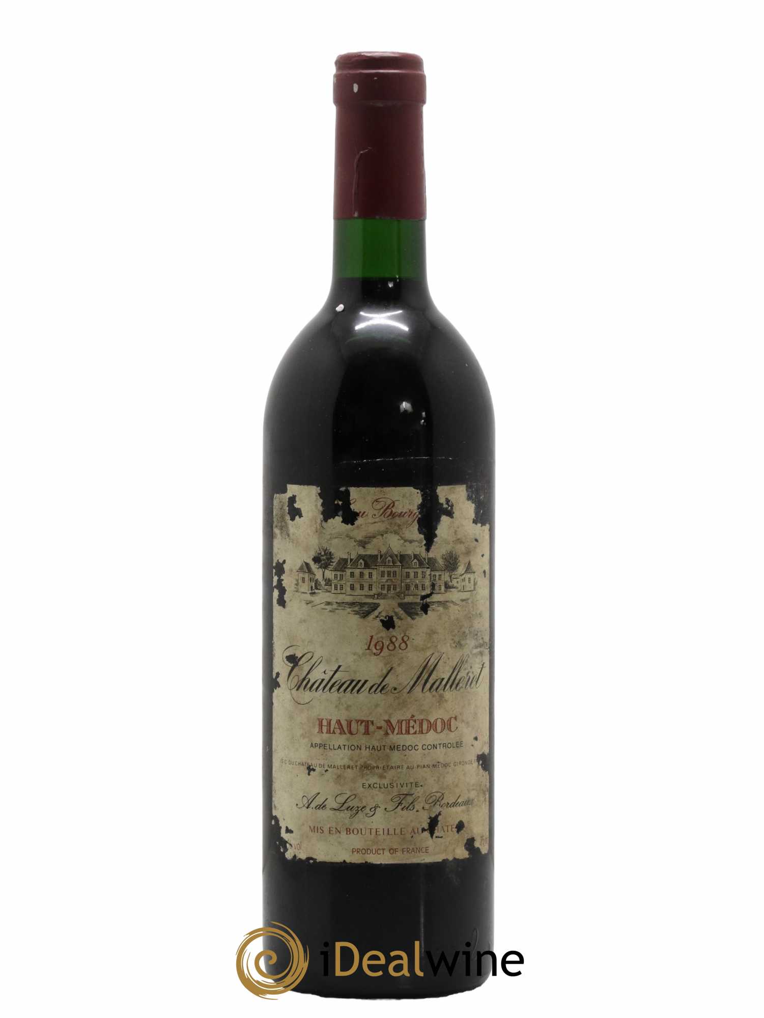 Château de Malleret Cru Bourgeois 1988 - Lot de 1 bouteille - 0
