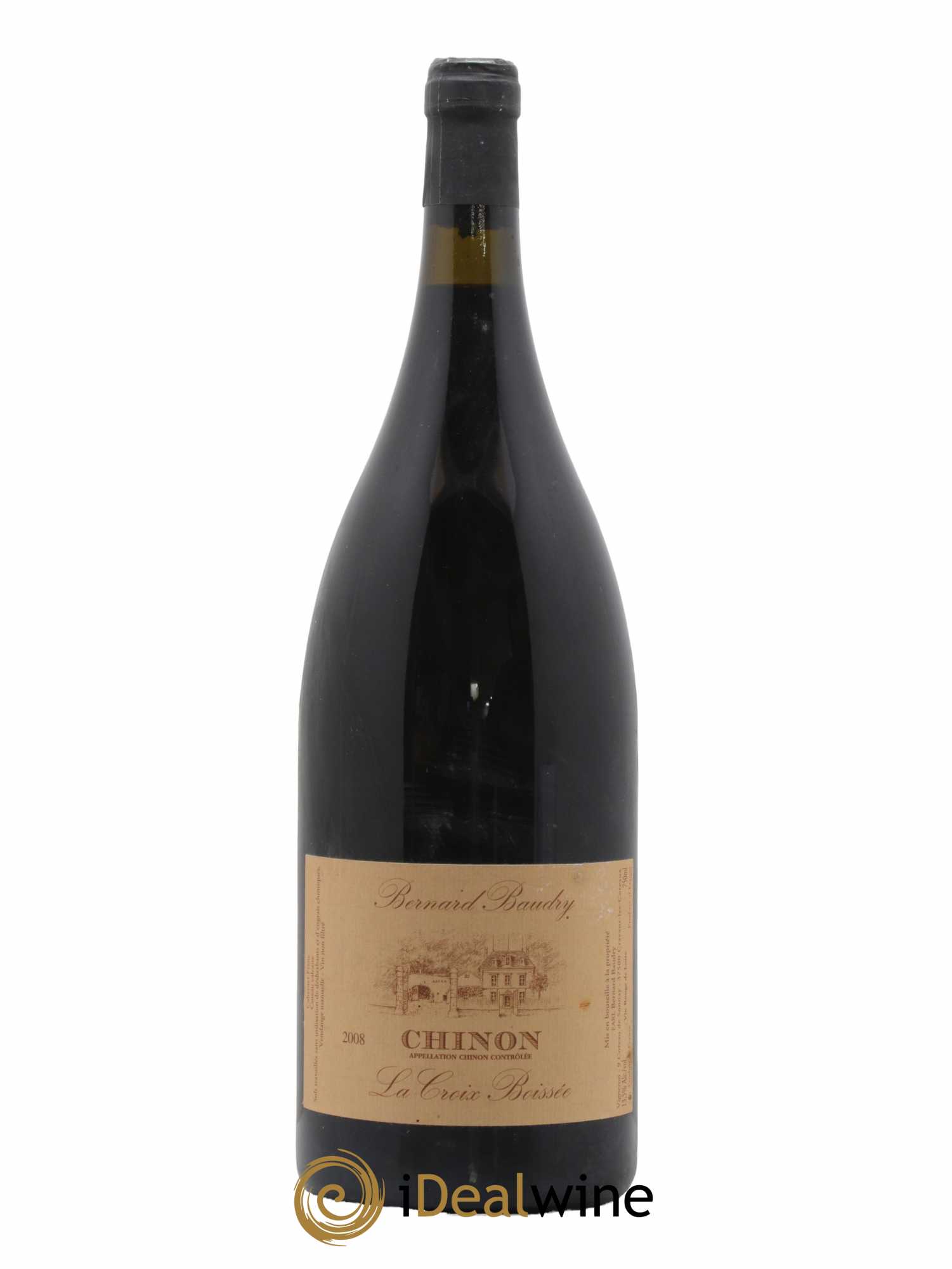 Chinon La Croix Boissée Bernard Baudry 2008 - Lot de 1 magnum - 0