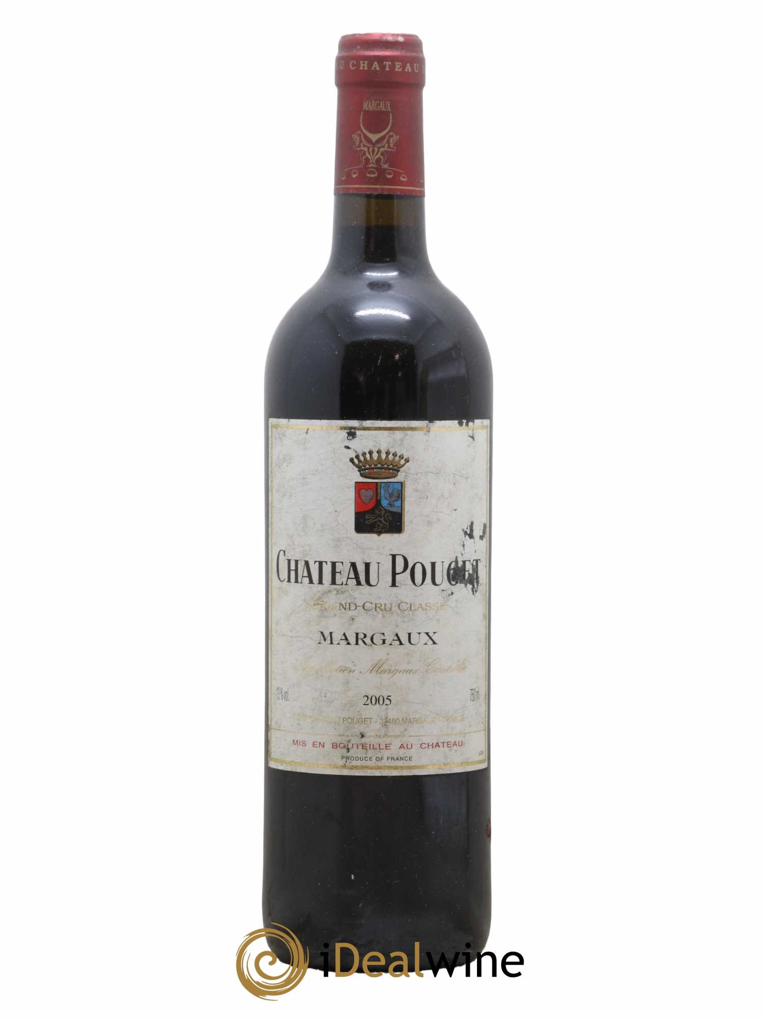 Château Pouget 4ème Grand Cru Classé 2005 - Lot de 1 bouteille - 0