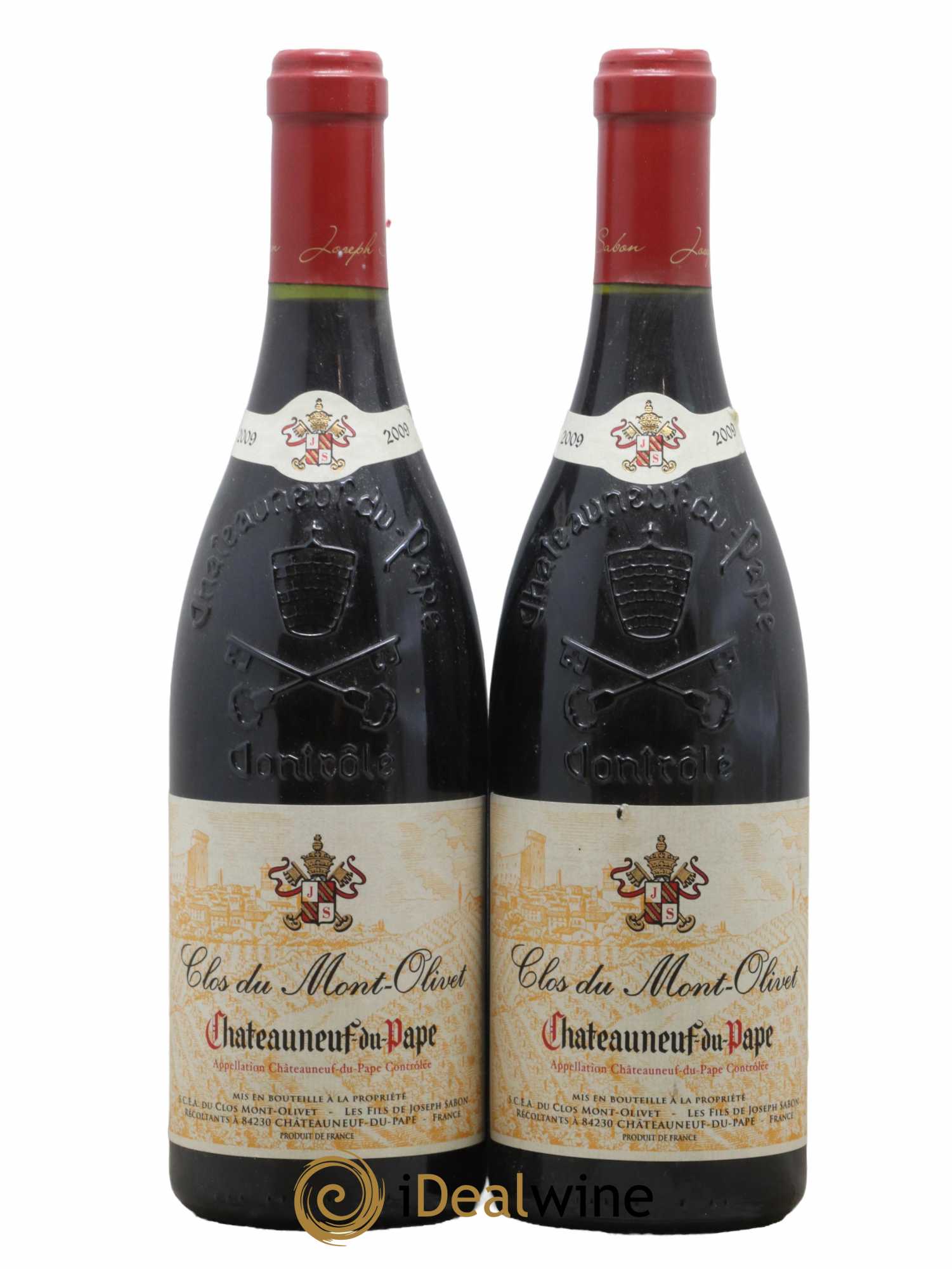 Châteauneuf-du-Pape Clos du Mont-Olivet 2009 - Lot de 2 bouteilles - 0