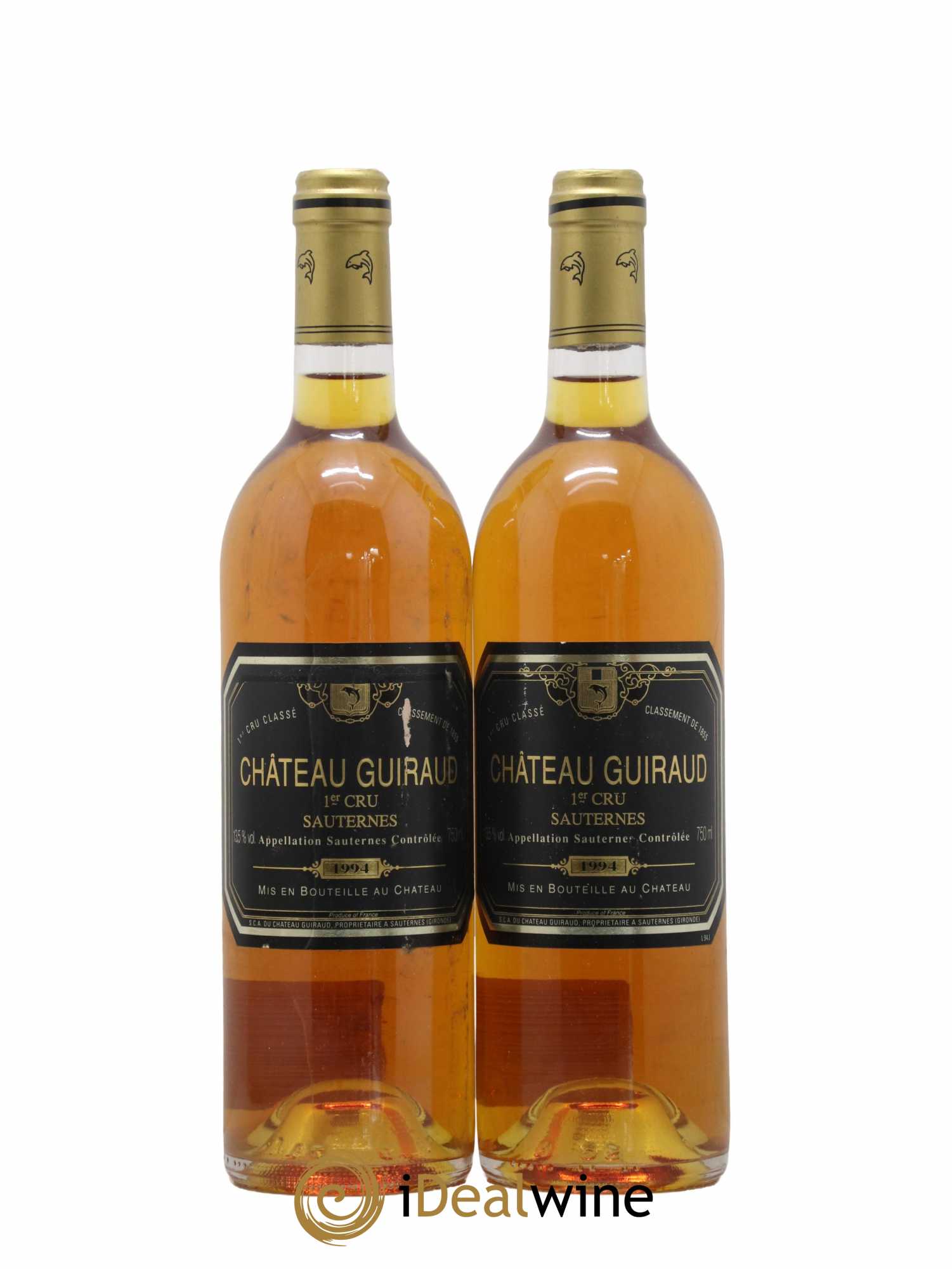 Château Guiraud 1er Grand Cru Classé 1994 - Lot of 2 bottles - 0