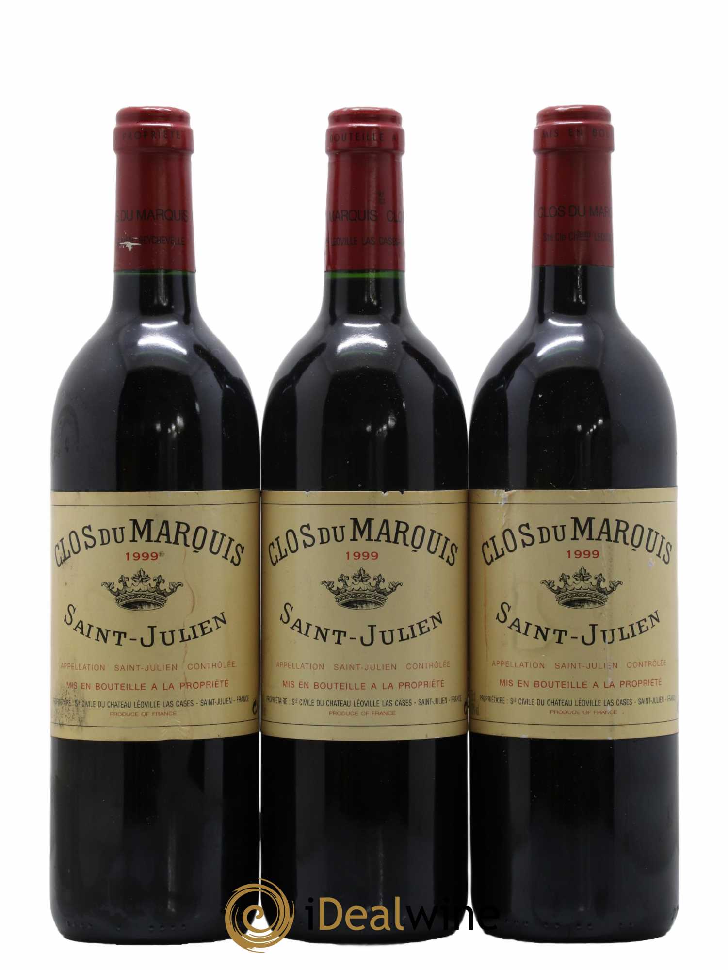 Clos du Marquis (sans prix de réserve) 1999 - Lot de 3 bouteilles - 0