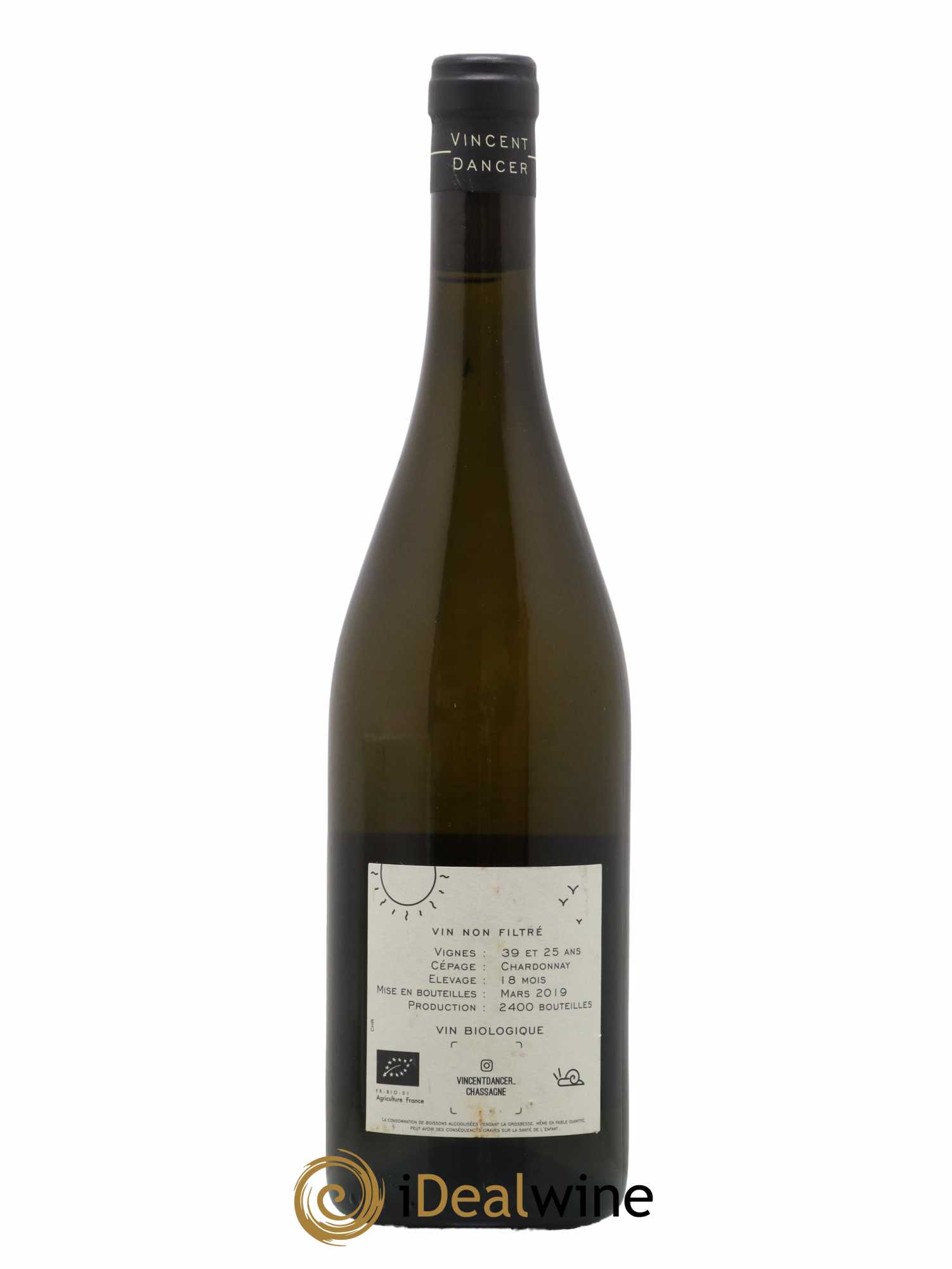 Chassagne-Montrachet 1er Cru La Romanée Vincent Dancer 2017 - Lot de 1 bouteille - 1