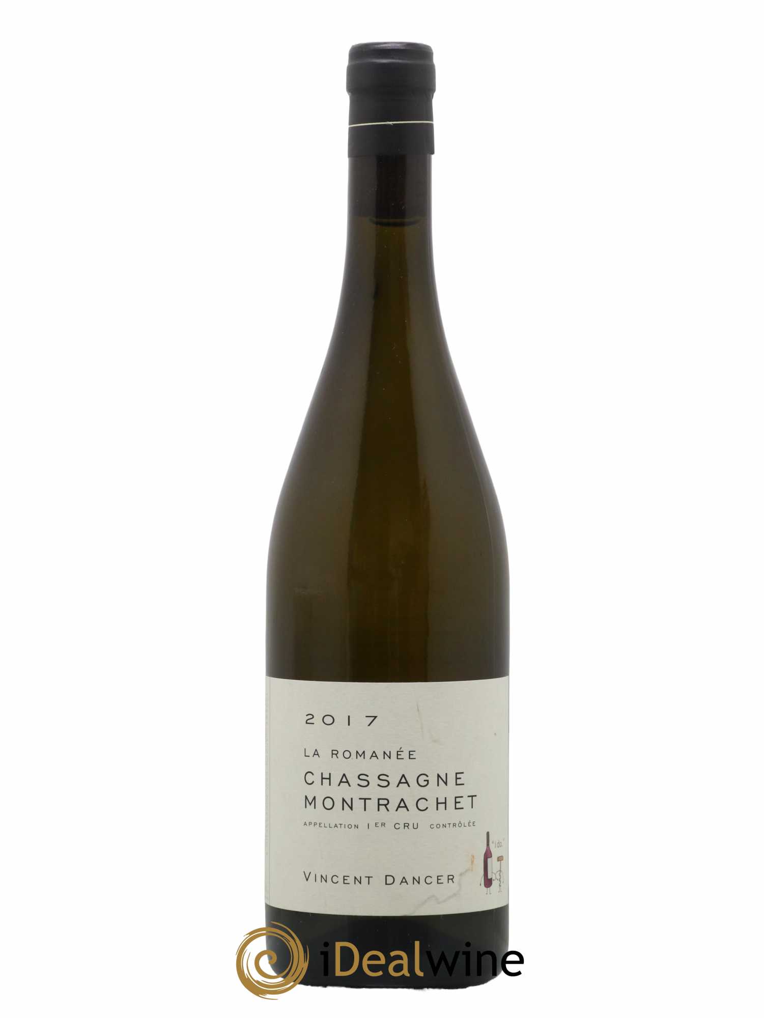 Chassagne-Montrachet 1er Cru La Romanée Vincent Dancer 2017 - Lot de 1 bouteille - 0