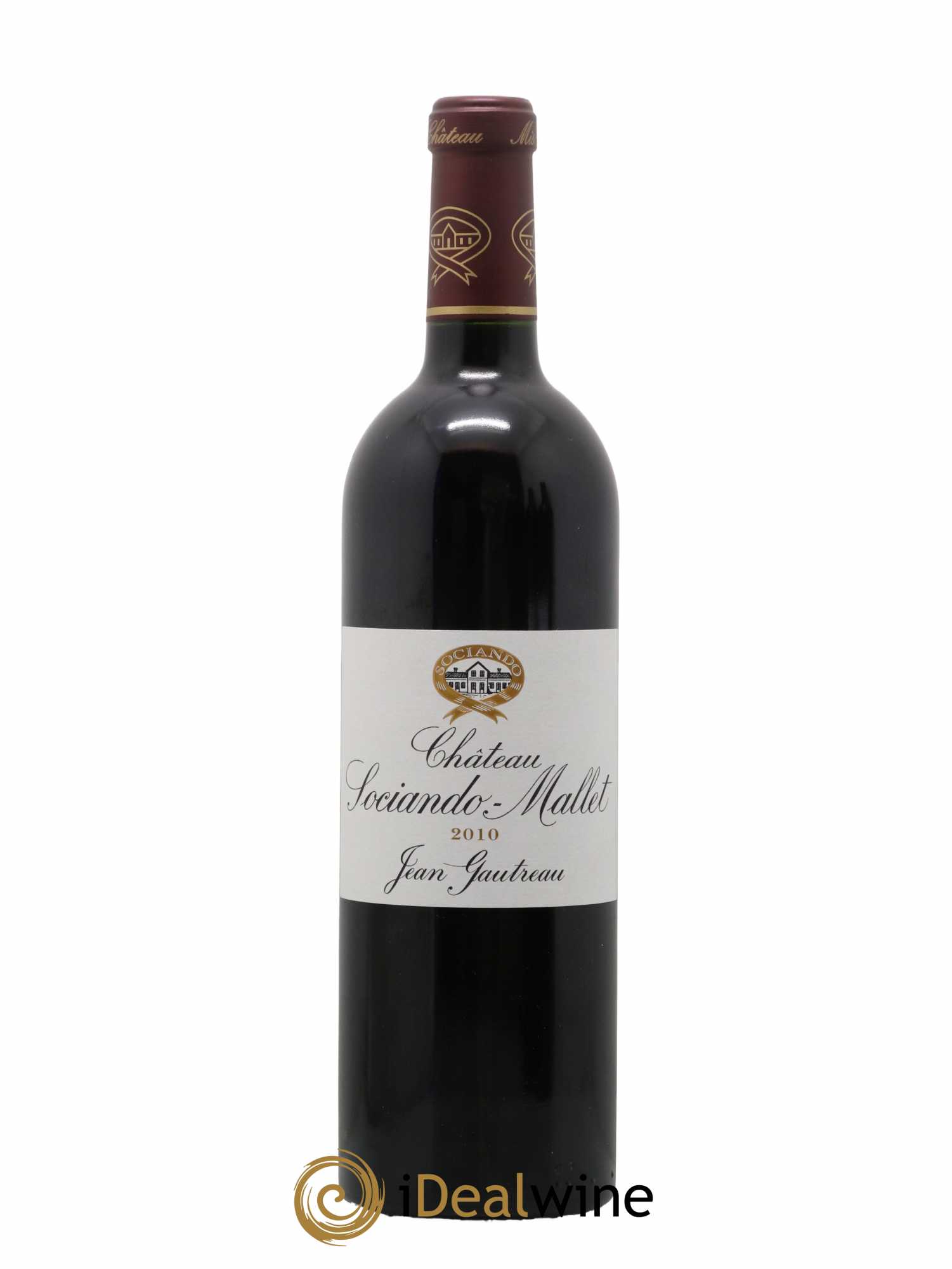 Château Sociando Mallet 2010 - Lot de 1 bouteille - 0