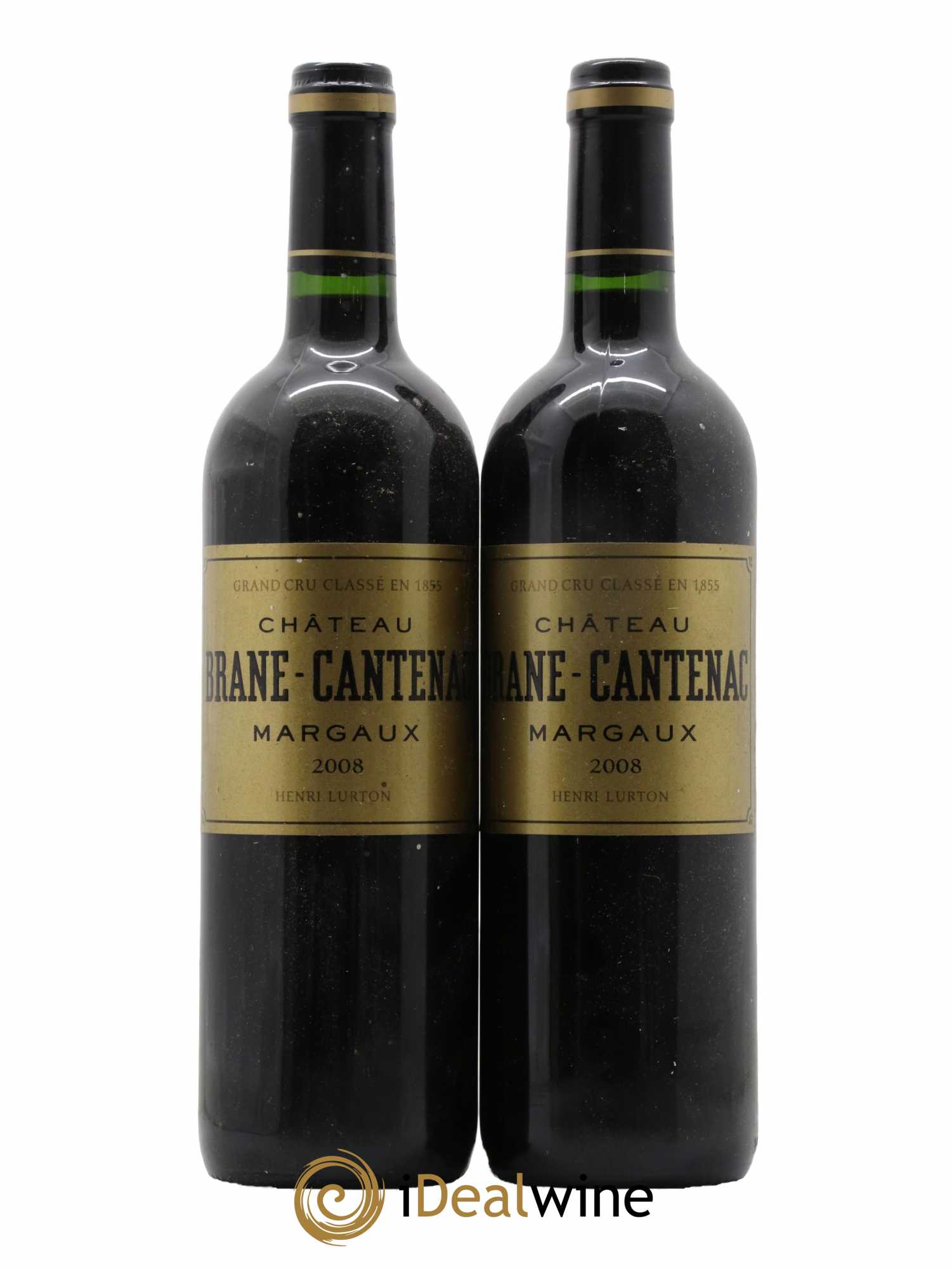 Château Brane Cantenac 2ème Grand Cru Classé 2008 - Lotto di 2 bottiglie - 0