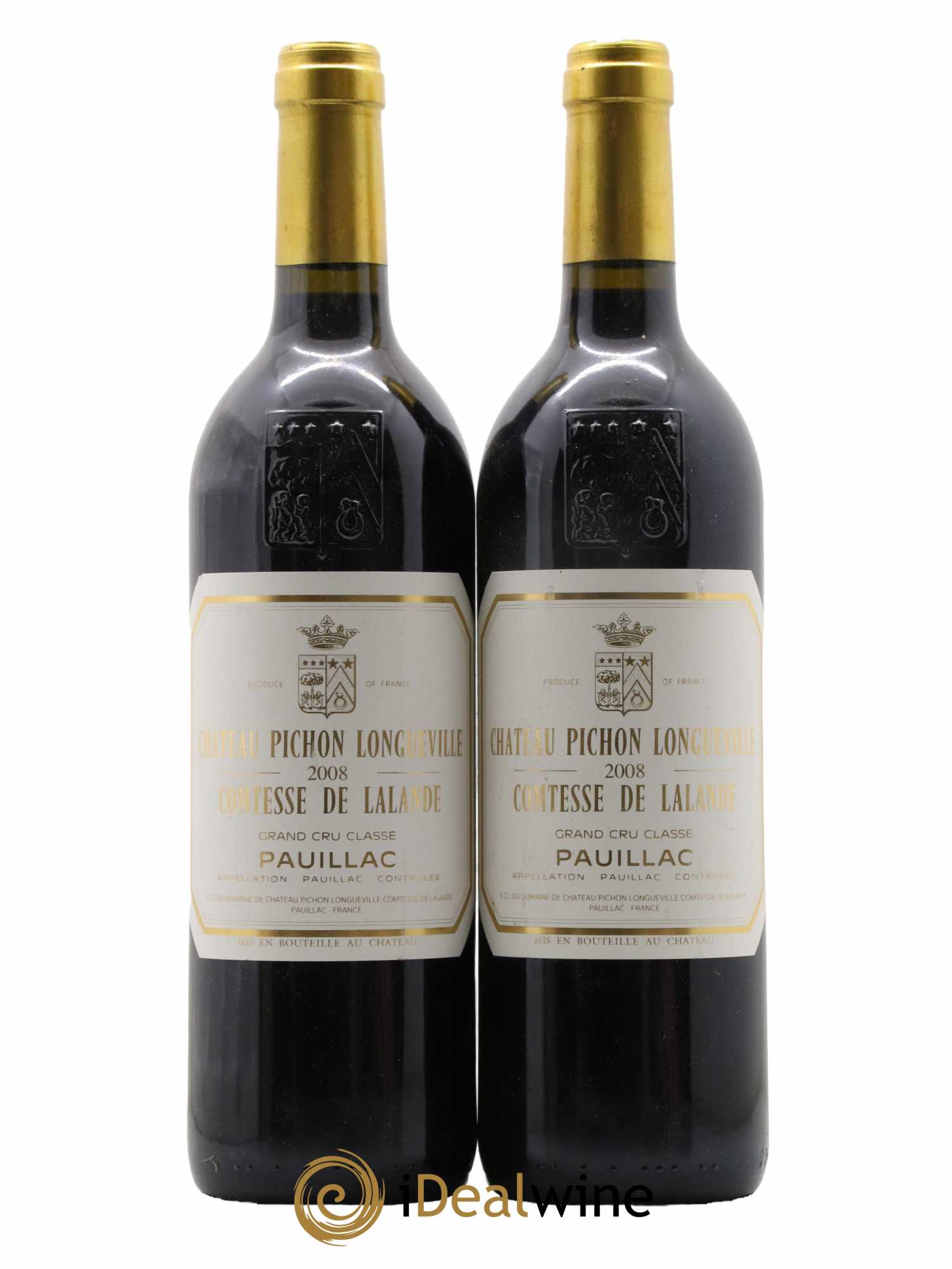 Château Pichon Longueville Comtesse de Lalande 2ème Grand Cru Classé 2008 - Lot de 2 bouteilles - 0
