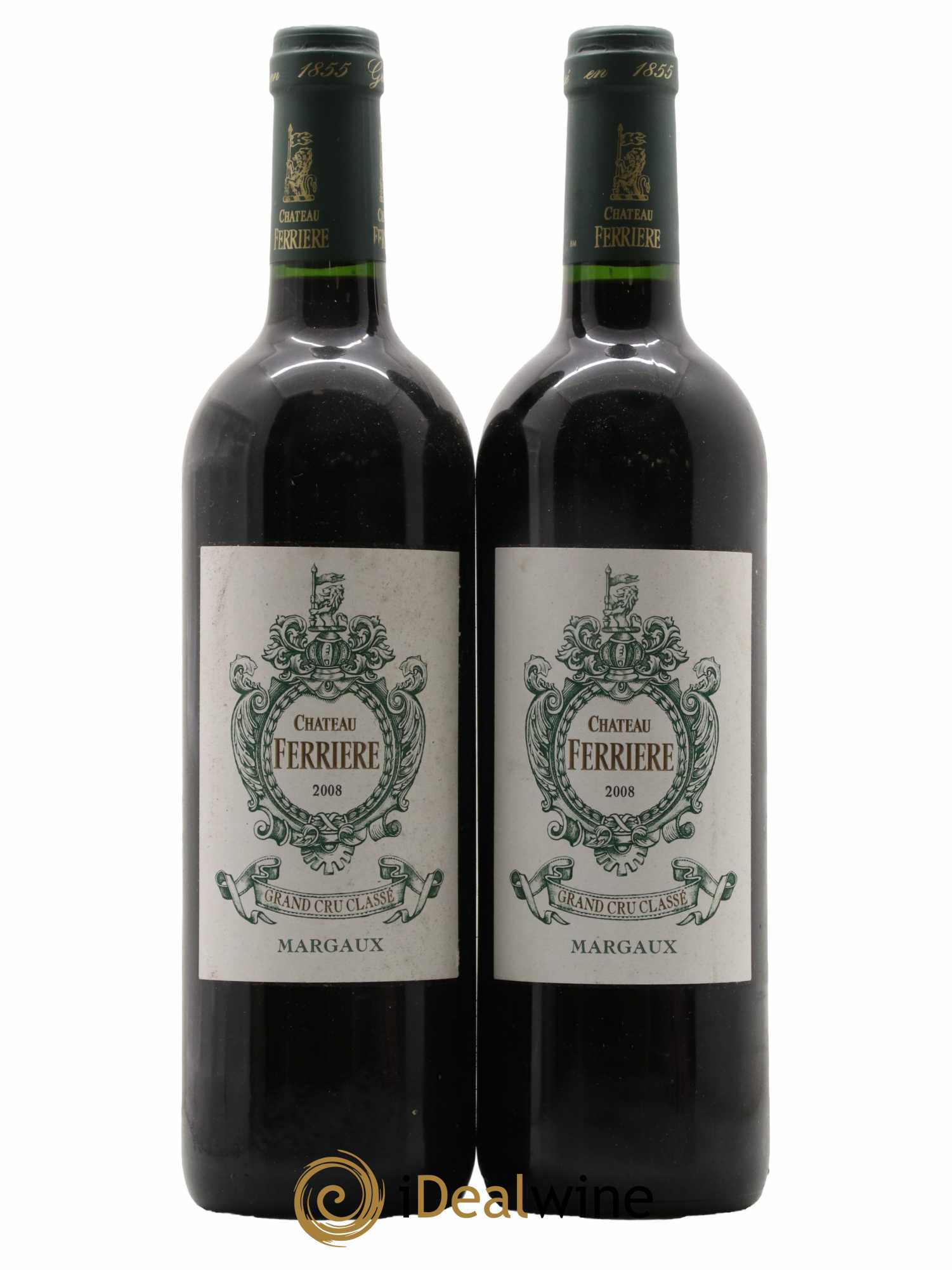 Château Ferrière 3ème Grand Cru Classé 2008 - Lot de 2 bouteilles - 0