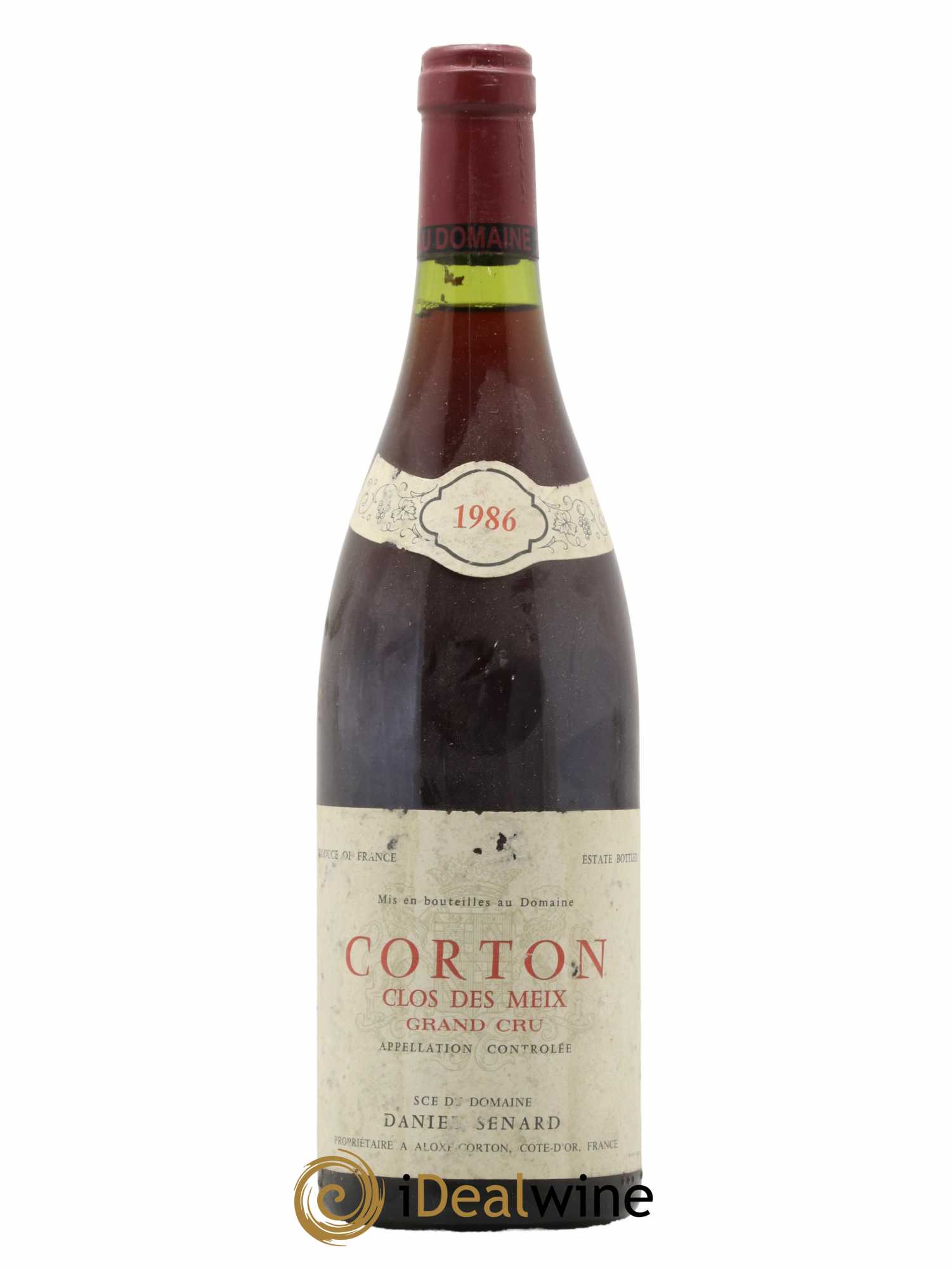 Corton Grand Cru Clos Des Meix Daniel Senard 1986 - Lot of 1 bottle - 0