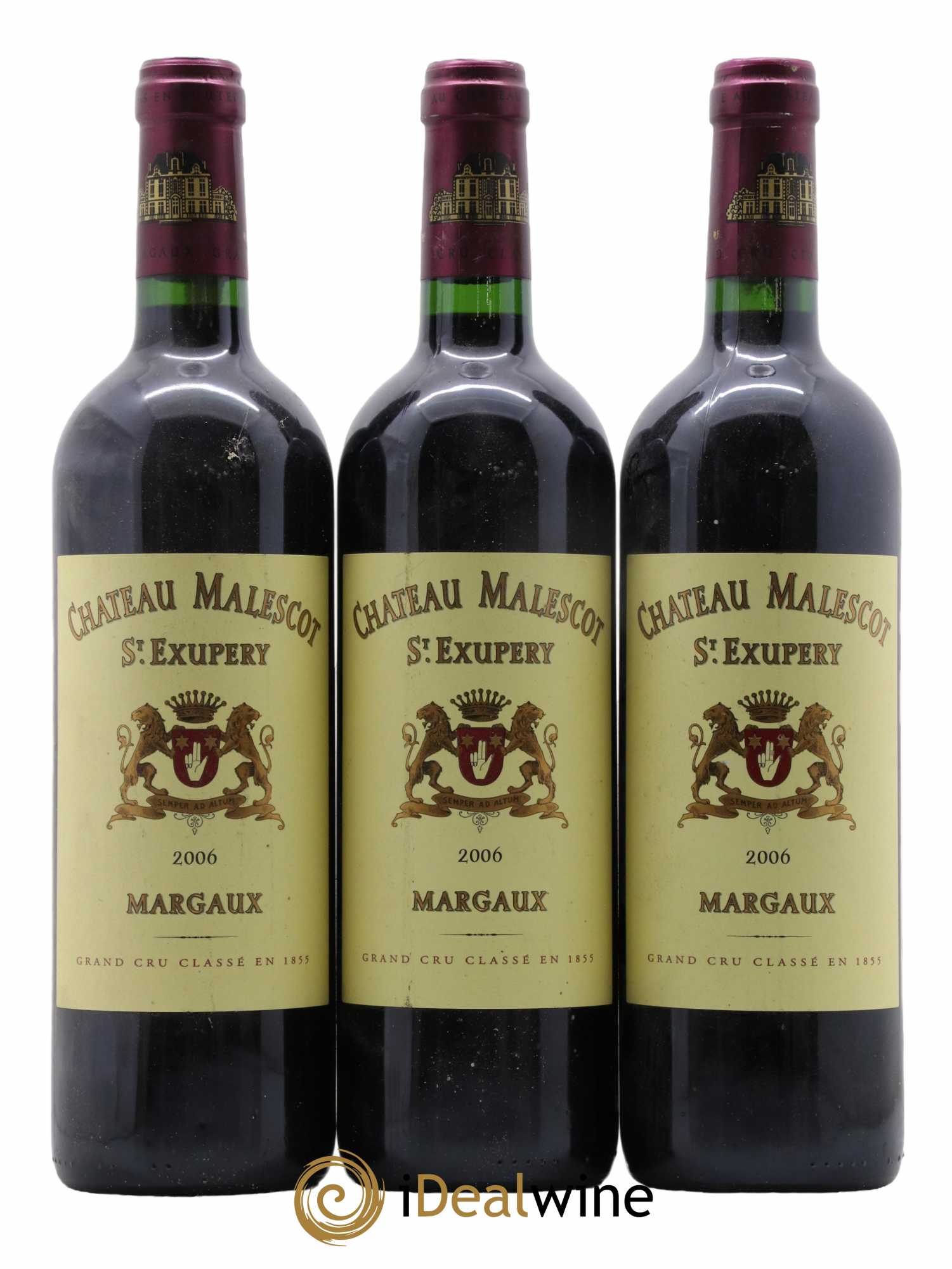 Château Malescot Saint-Exupéry 3ème Grand Cru Classé 2006 - Lot de 3 bouteilles - 0