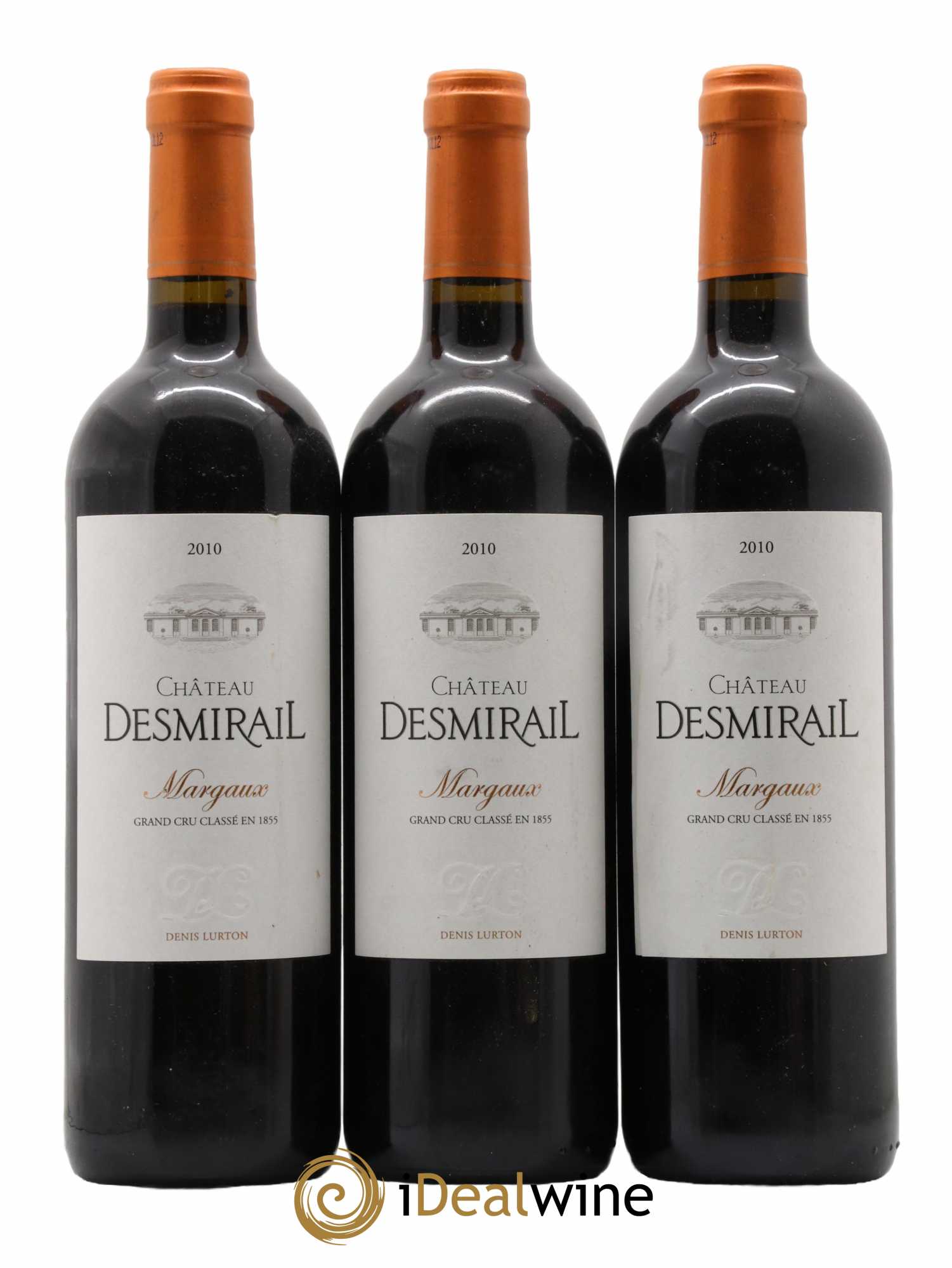 Château Desmirail 3ème Grand Cru Classé 2010 - Lot de 3 bouteilles - 0