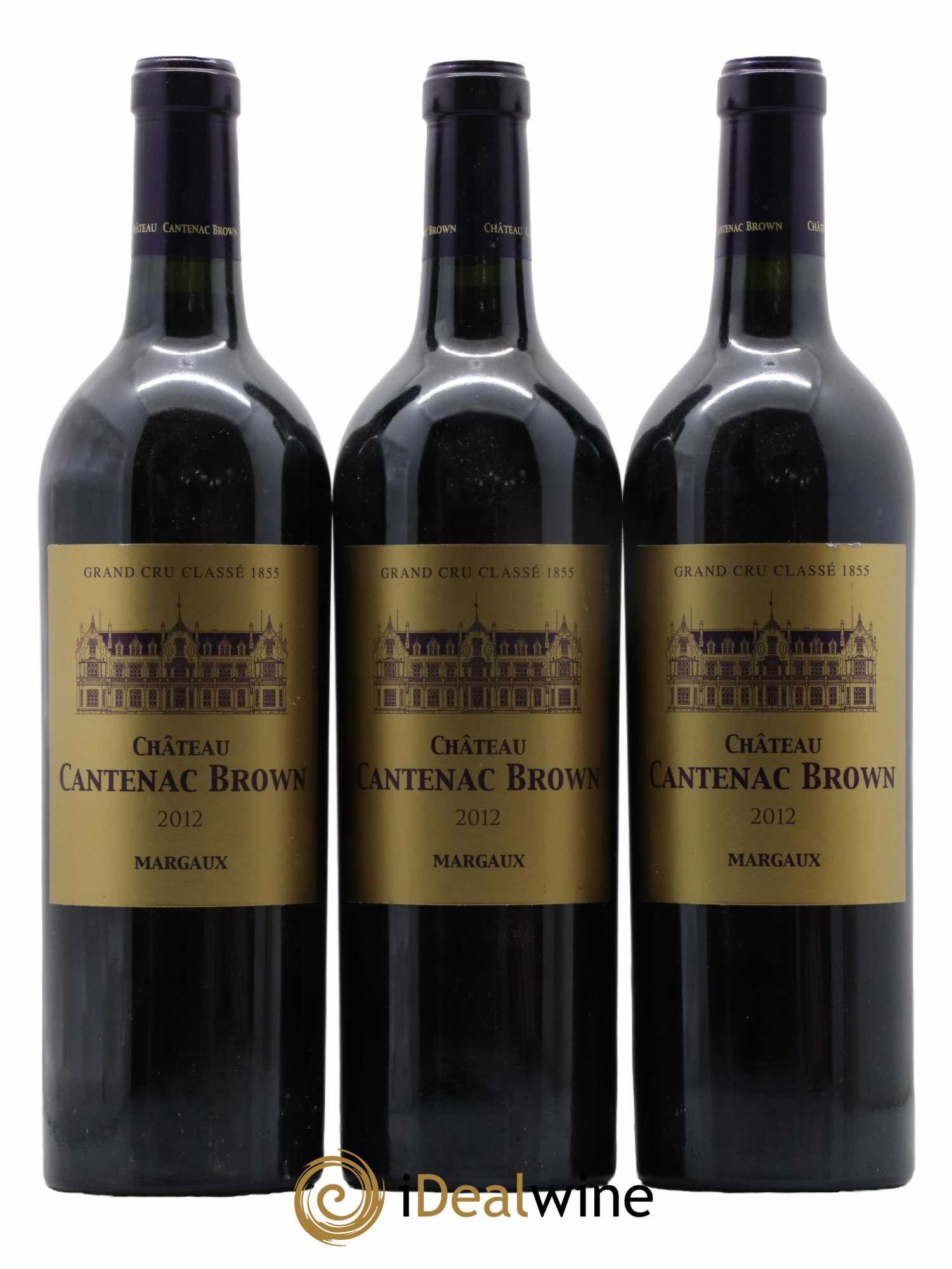 Château Cantenac Brown 3ème Grand Cru Classé 2012 - Lot de 3 bouteilles - 0