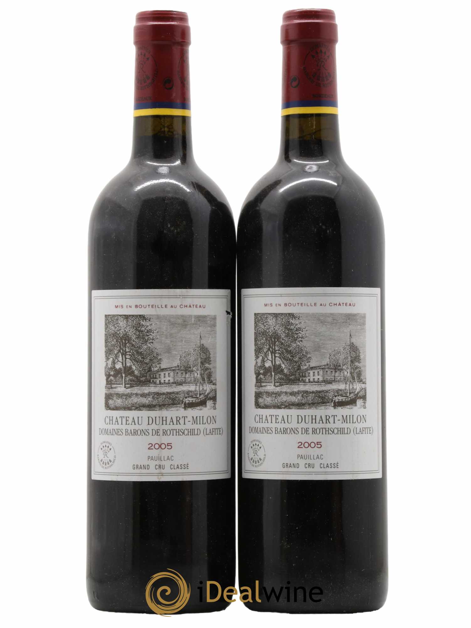 Château Duhart-Milon 4ème Grand Cru Classé 2005 - Lot de 2 bouteilles - 0