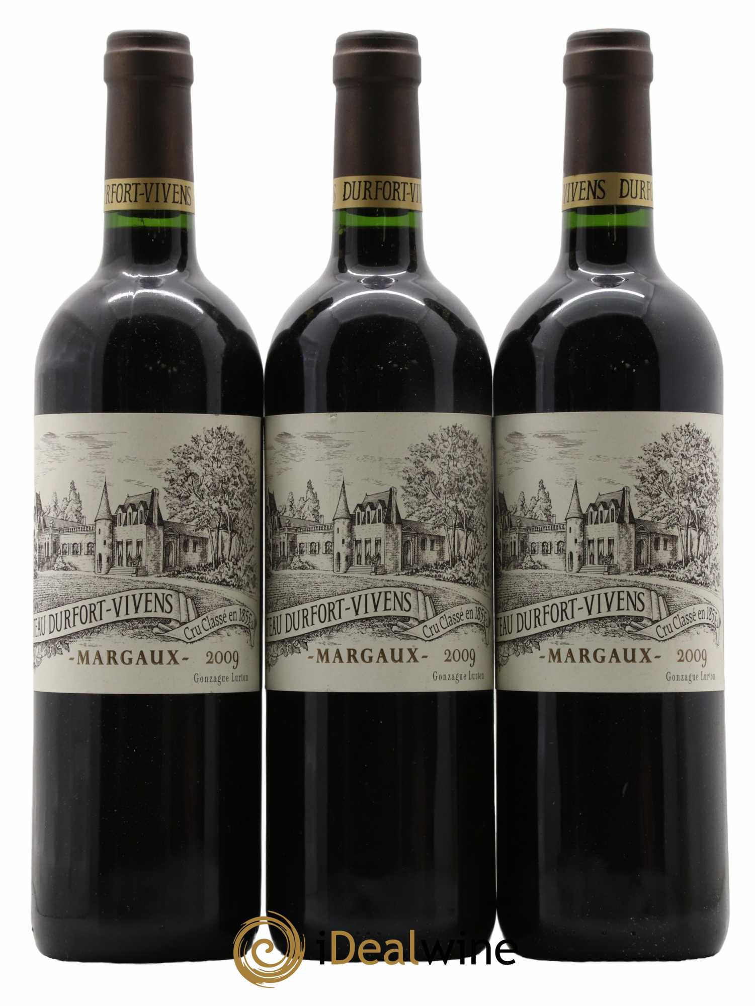 Château Durfort Vivens 2ème Grand Cru Classé 2009 - Lot de 3 bouteilles - 0