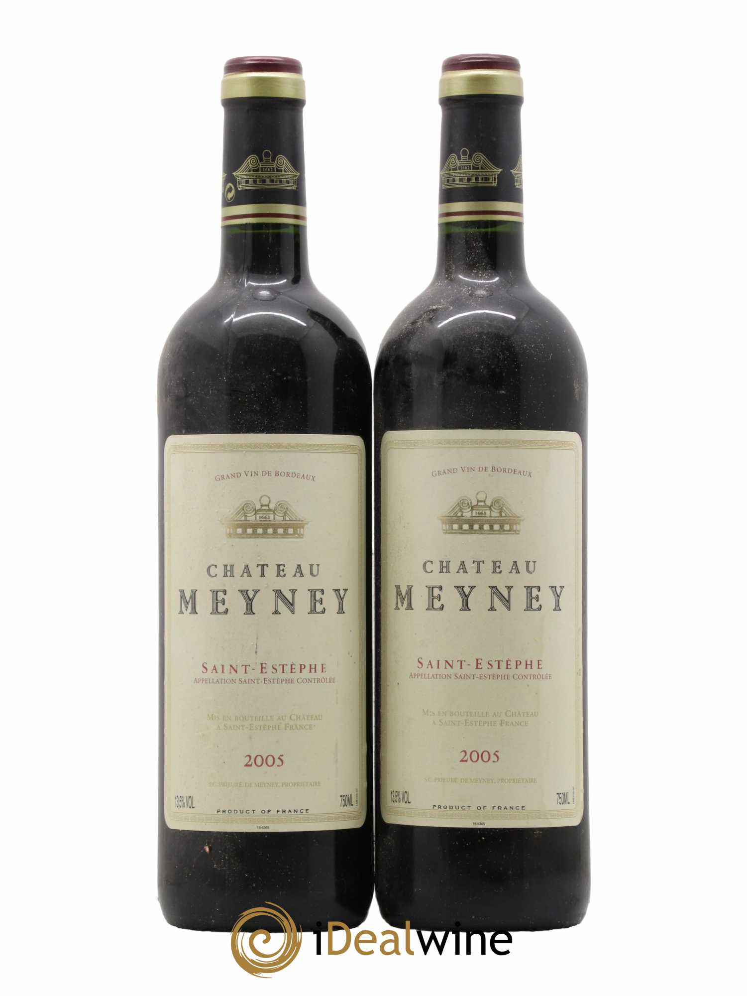 Château Meyney 2005 - Lot of 2 bottles - 0