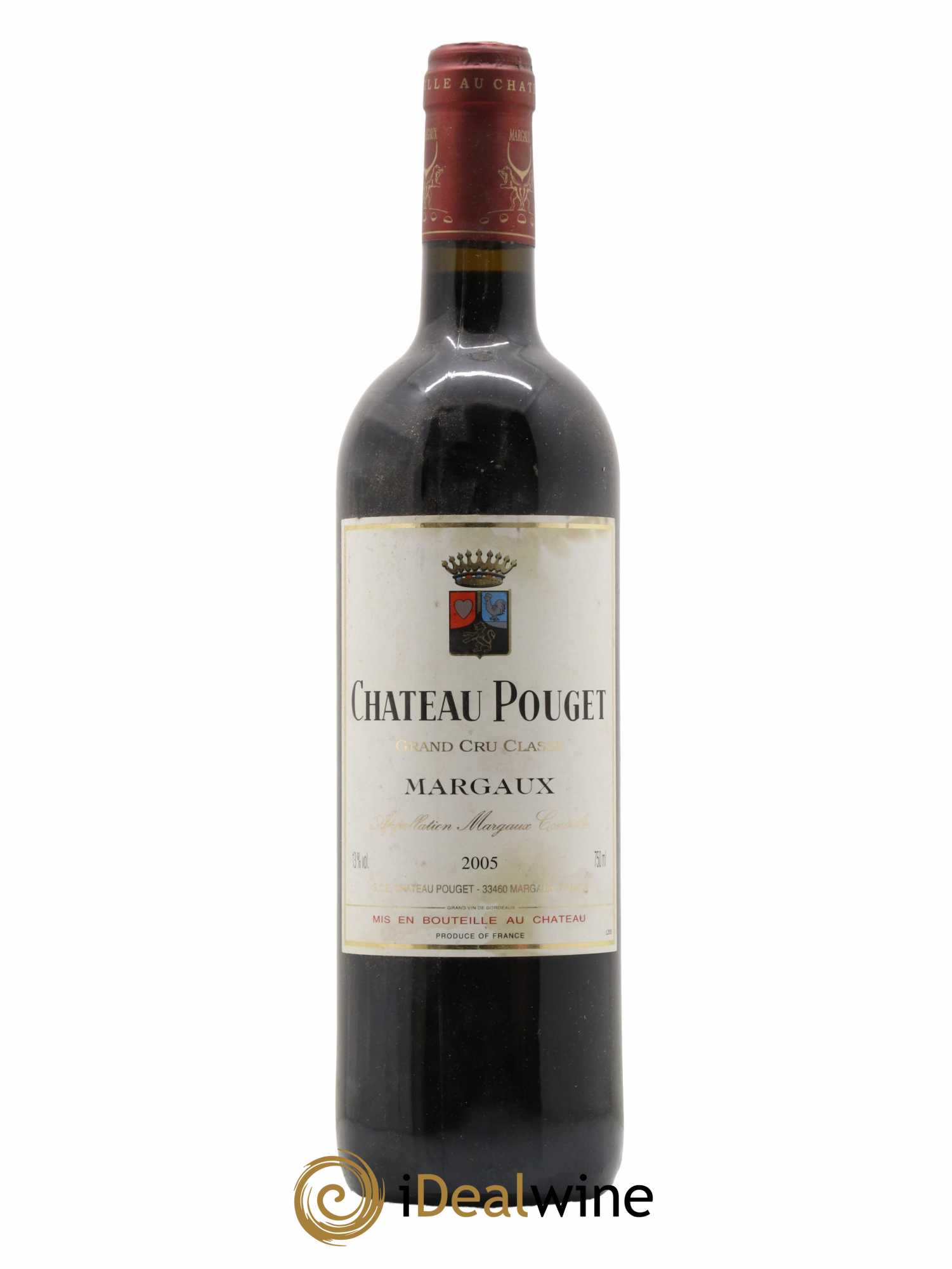 Château Pouget 4ème Grand Cru Classé 2005 - Lot de 1 bouteille - 0