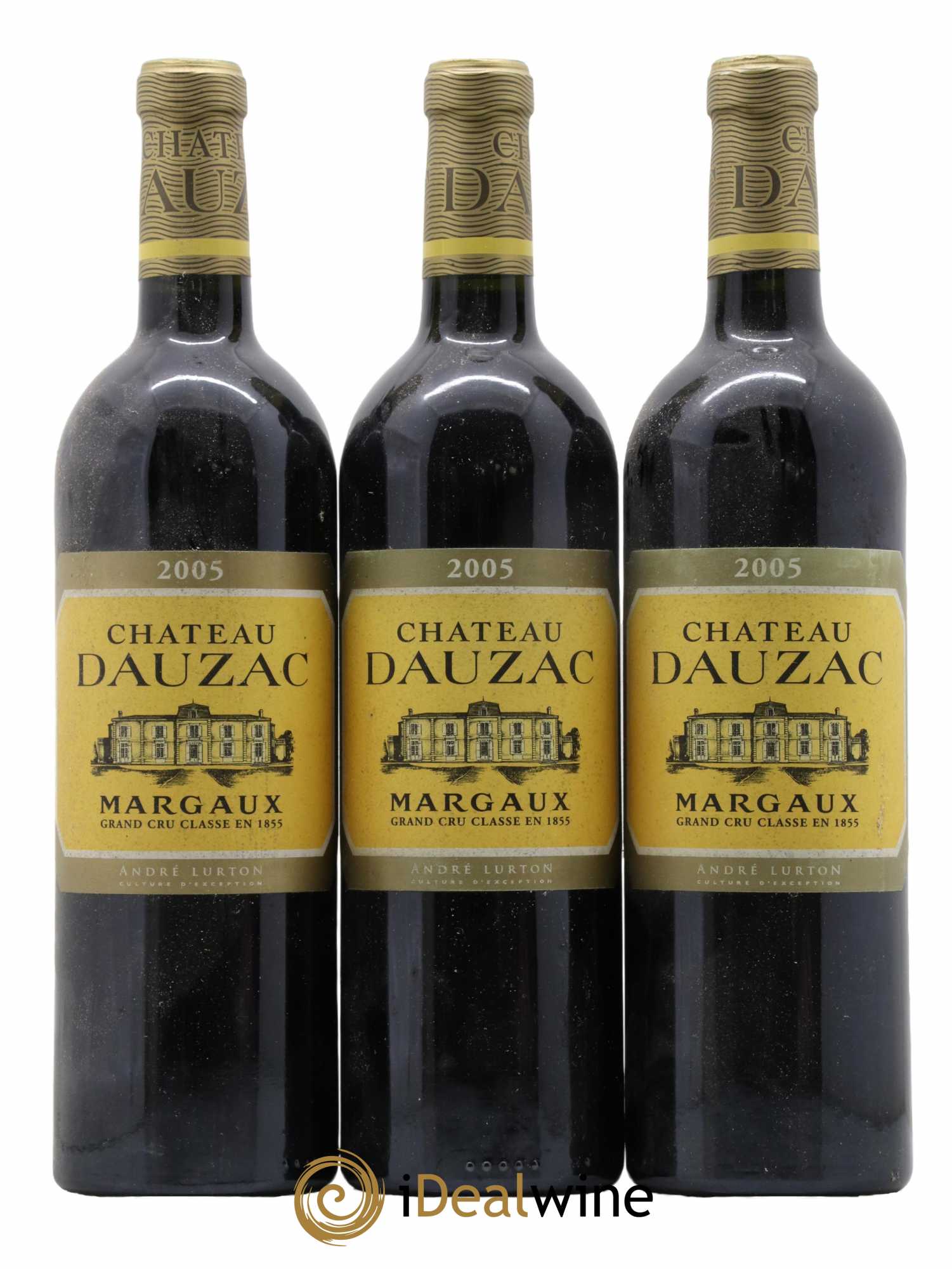 Château Dauzac 5ème Grand Cru Classé 2005 - Lot de 3 bouteilles - 0