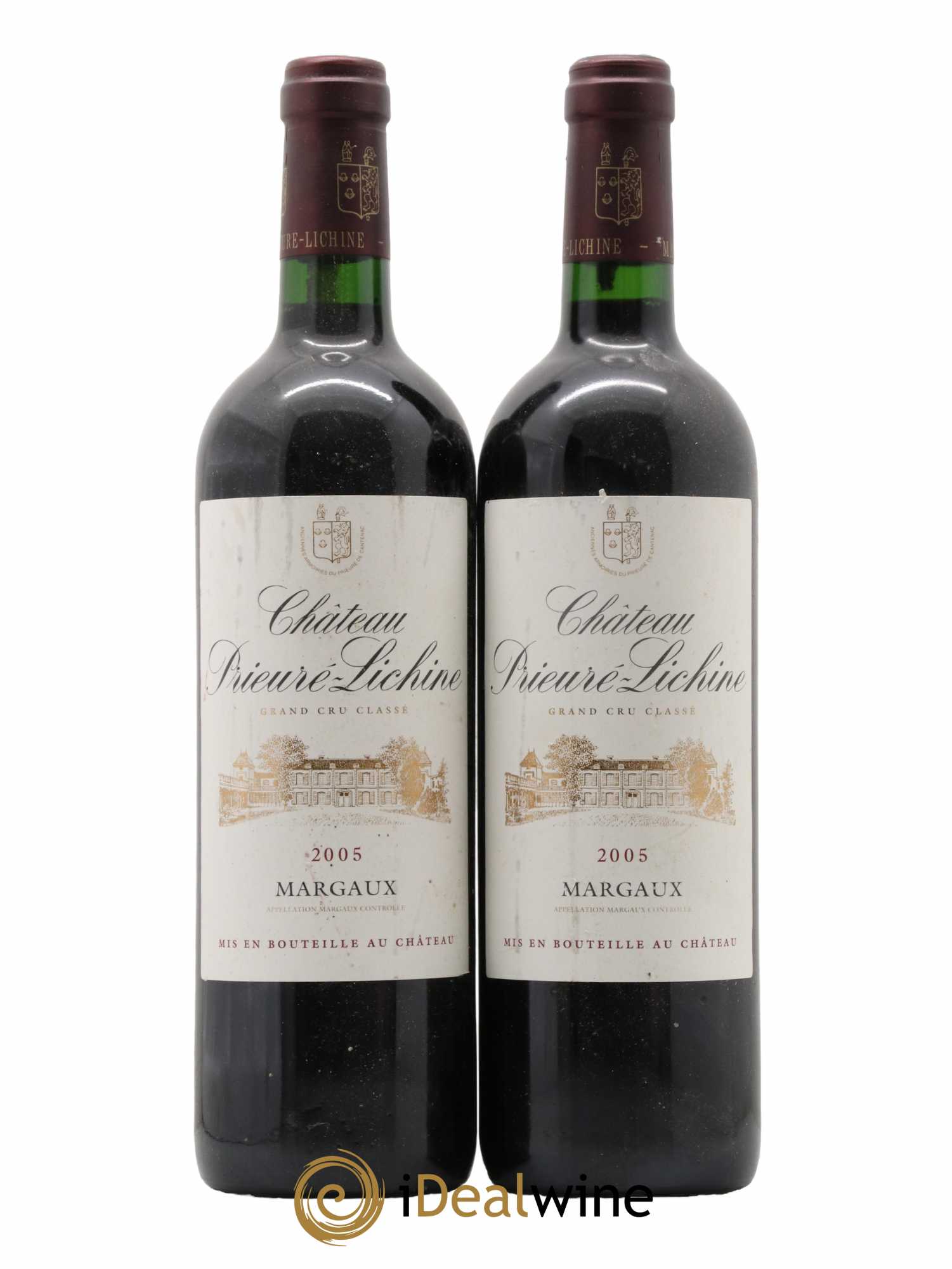 Château Prieuré Lichine 4ème Grand Cru Classé 2005 - Lot de 2 bouteilles - 0