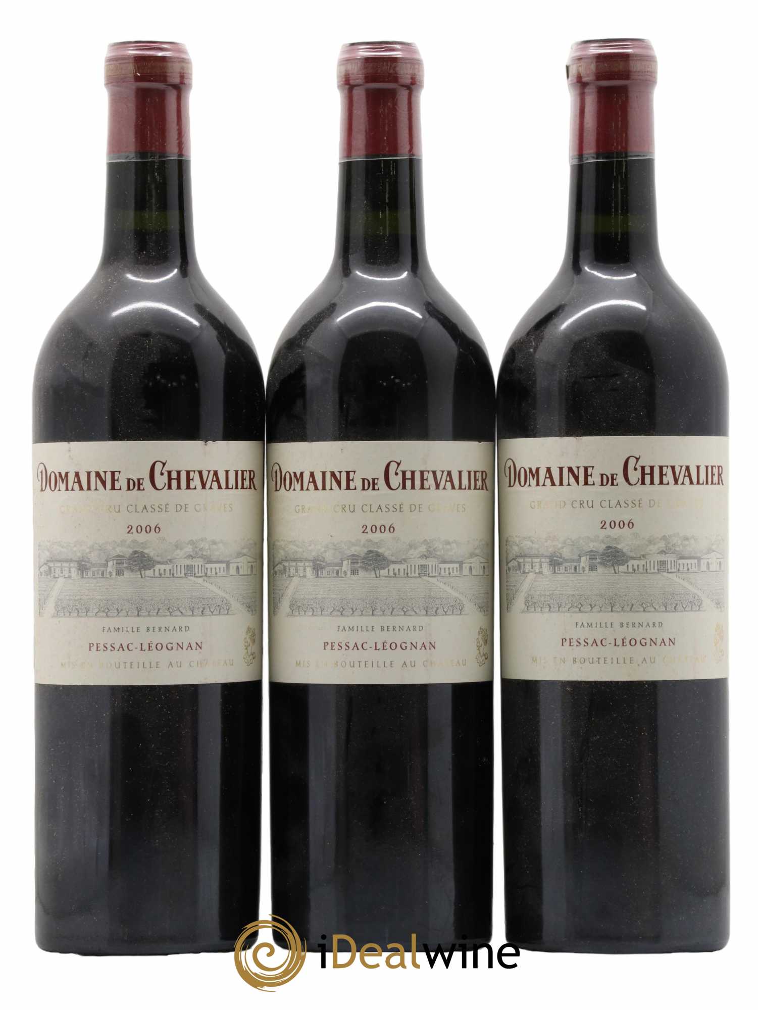 Domaine de Chevalier Cru Classé de Graves 2006 - Lot de 3 bouteilles - 0