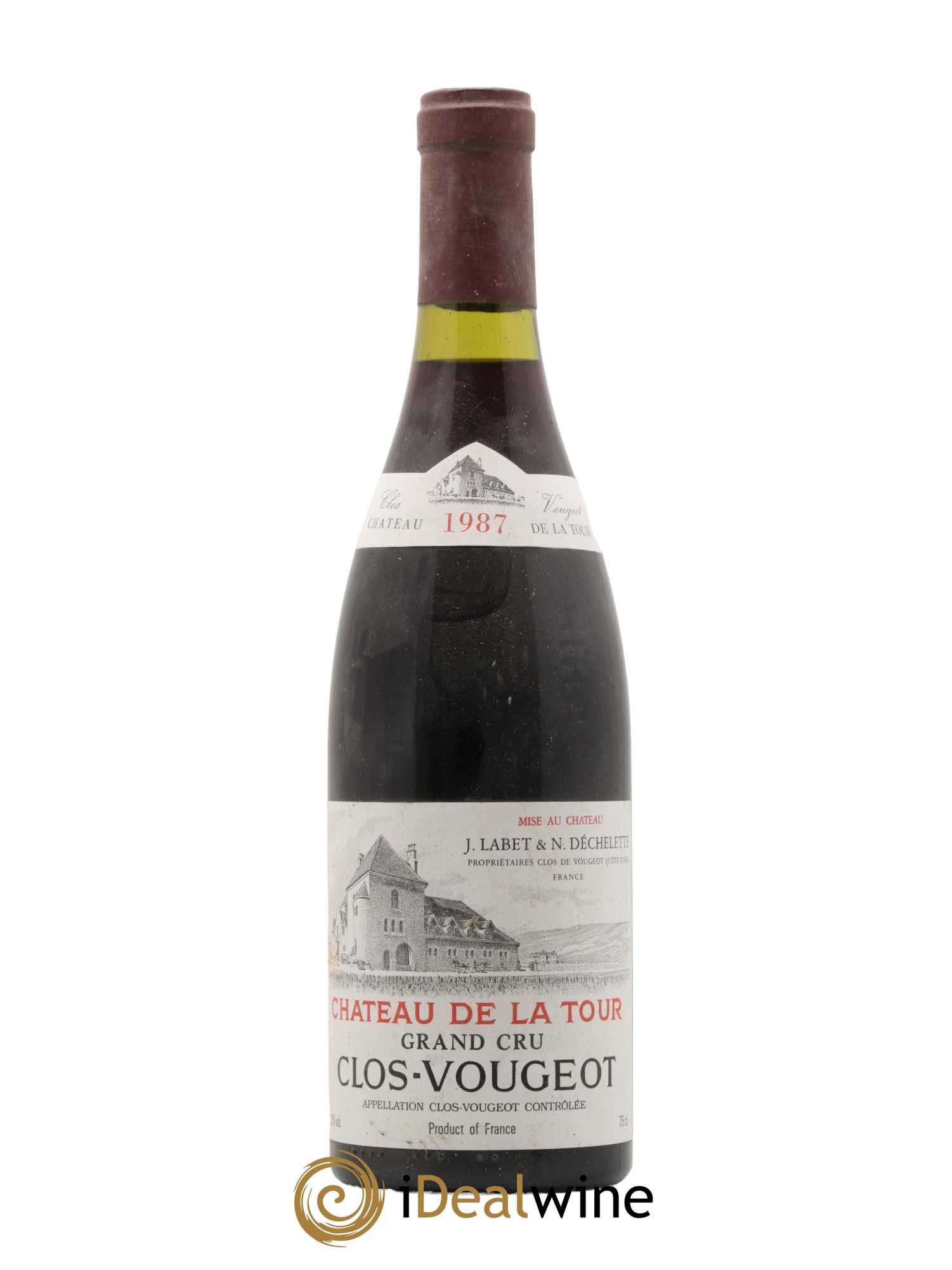 Clos de Vougeot Grand Cru Château de La Tour 1987 - Lot of 1 bottle - 0