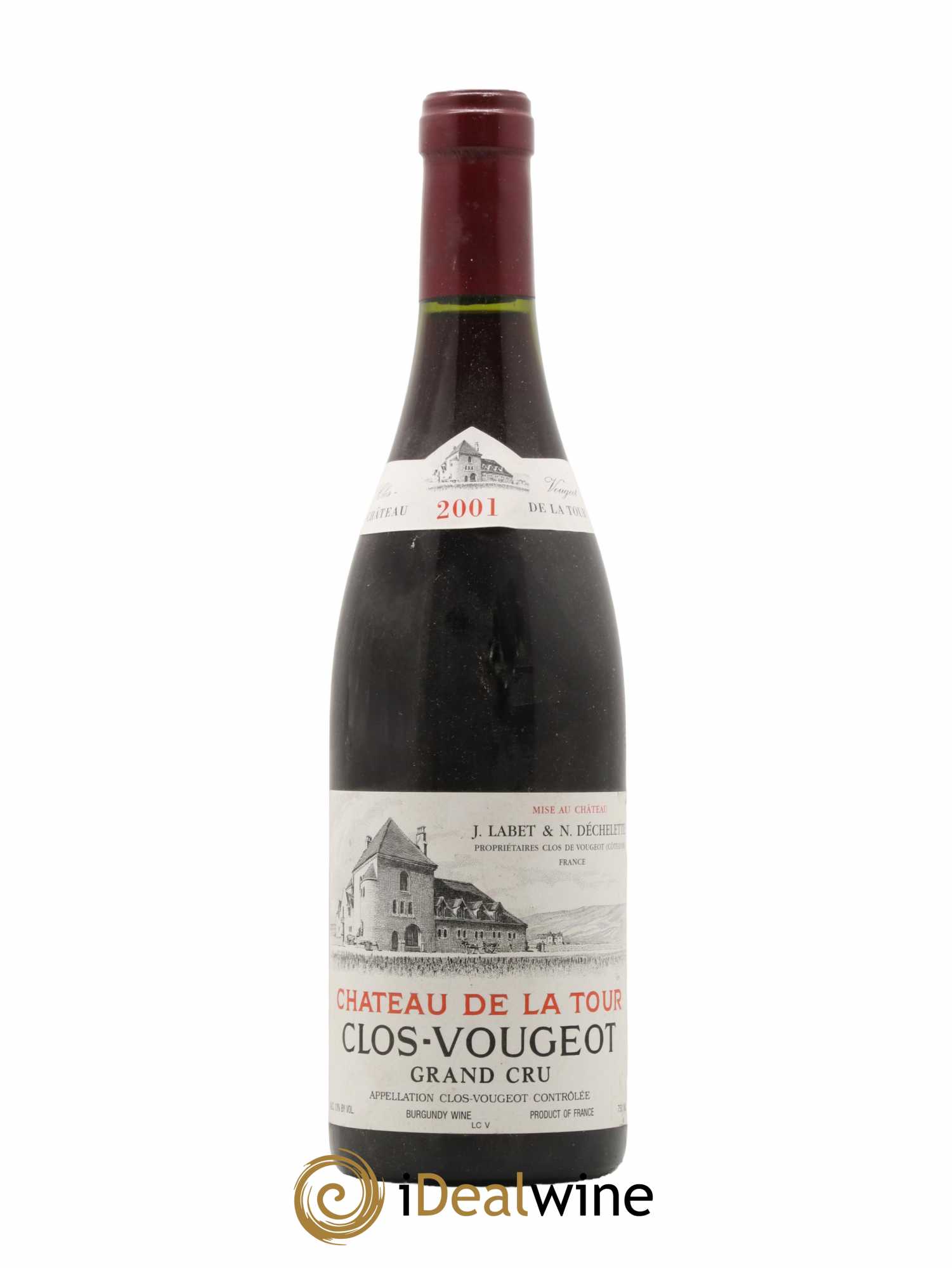 Clos de Vougeot Grand Cru Château de La Tour 2001 - Lot of 1 bottle - 0