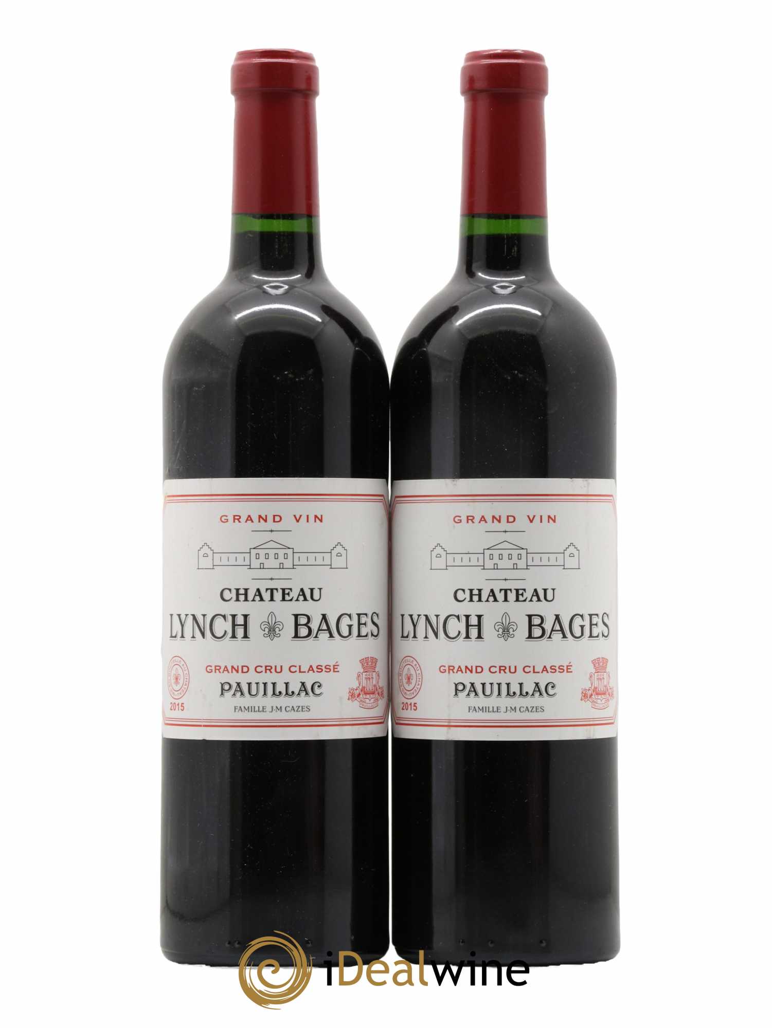 Château Lynch Bages 5ème Grand Cru Classé 2015 - Lot de 2 bouteilles - 0