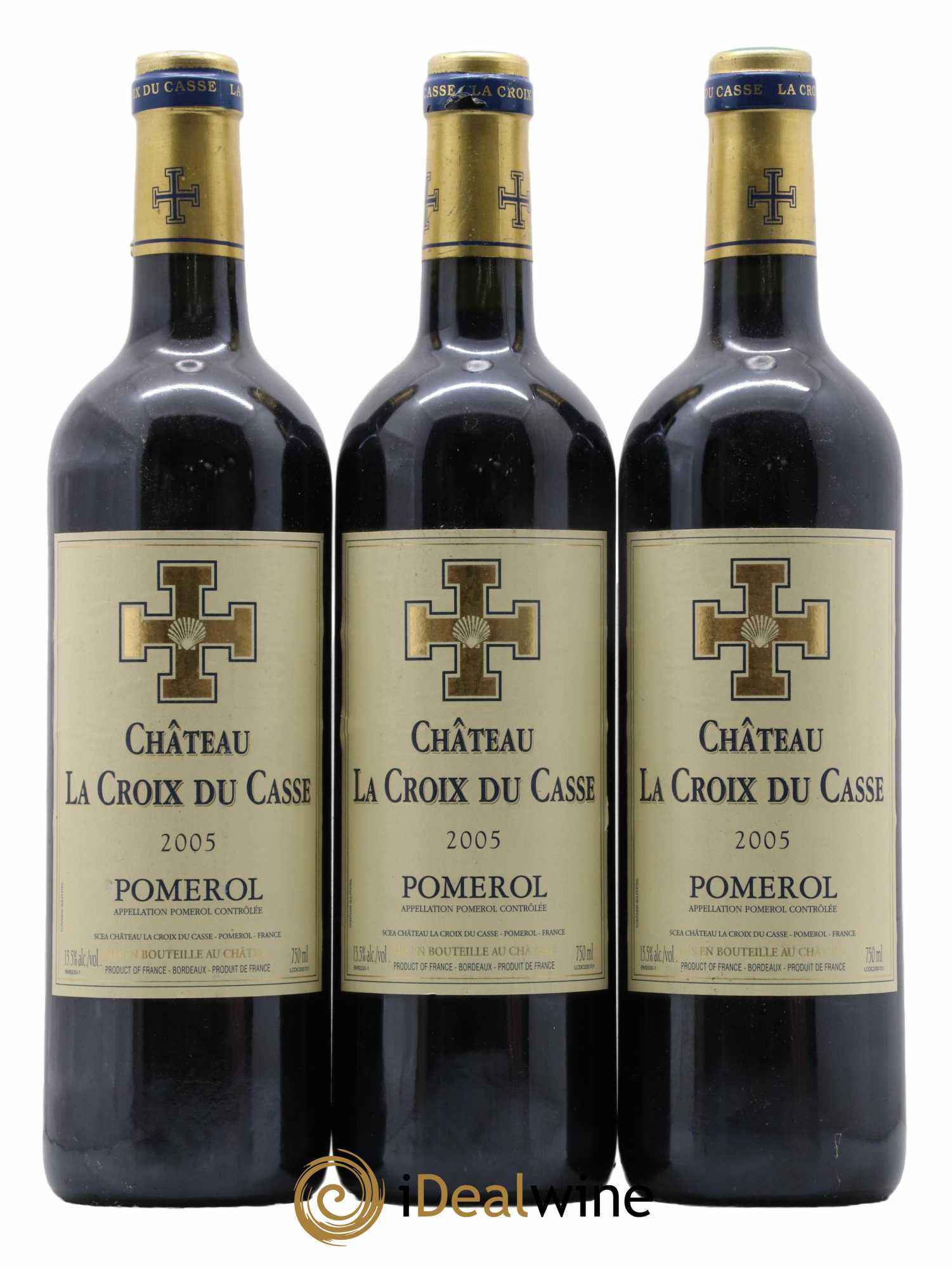 Château la Croix du Casse 2005 - Lot de 3 bouteilles - 0