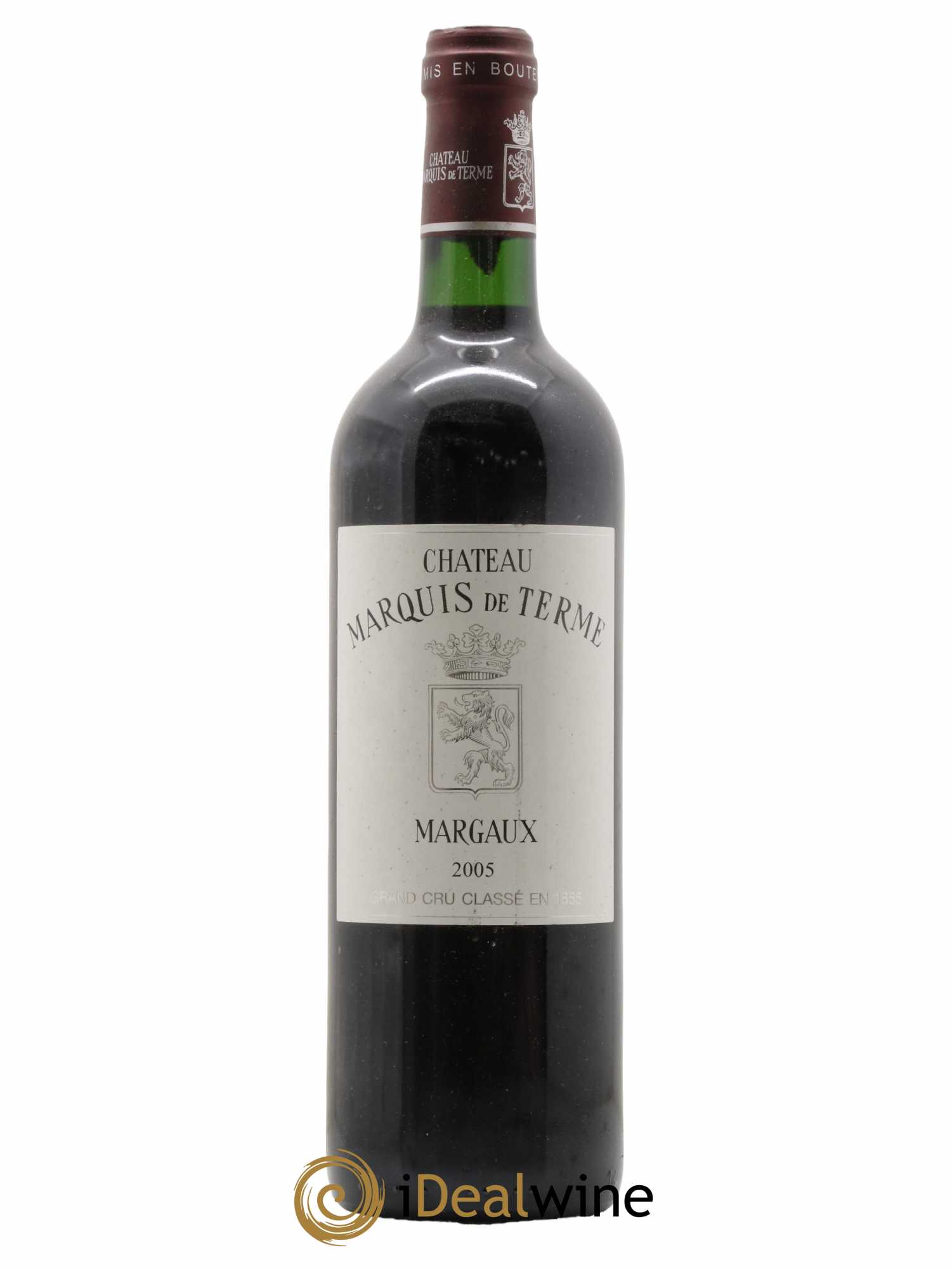 Château Marquis de Terme 4ème Grand Cru Classé 2005 - Lot de 1 bouteille - 0