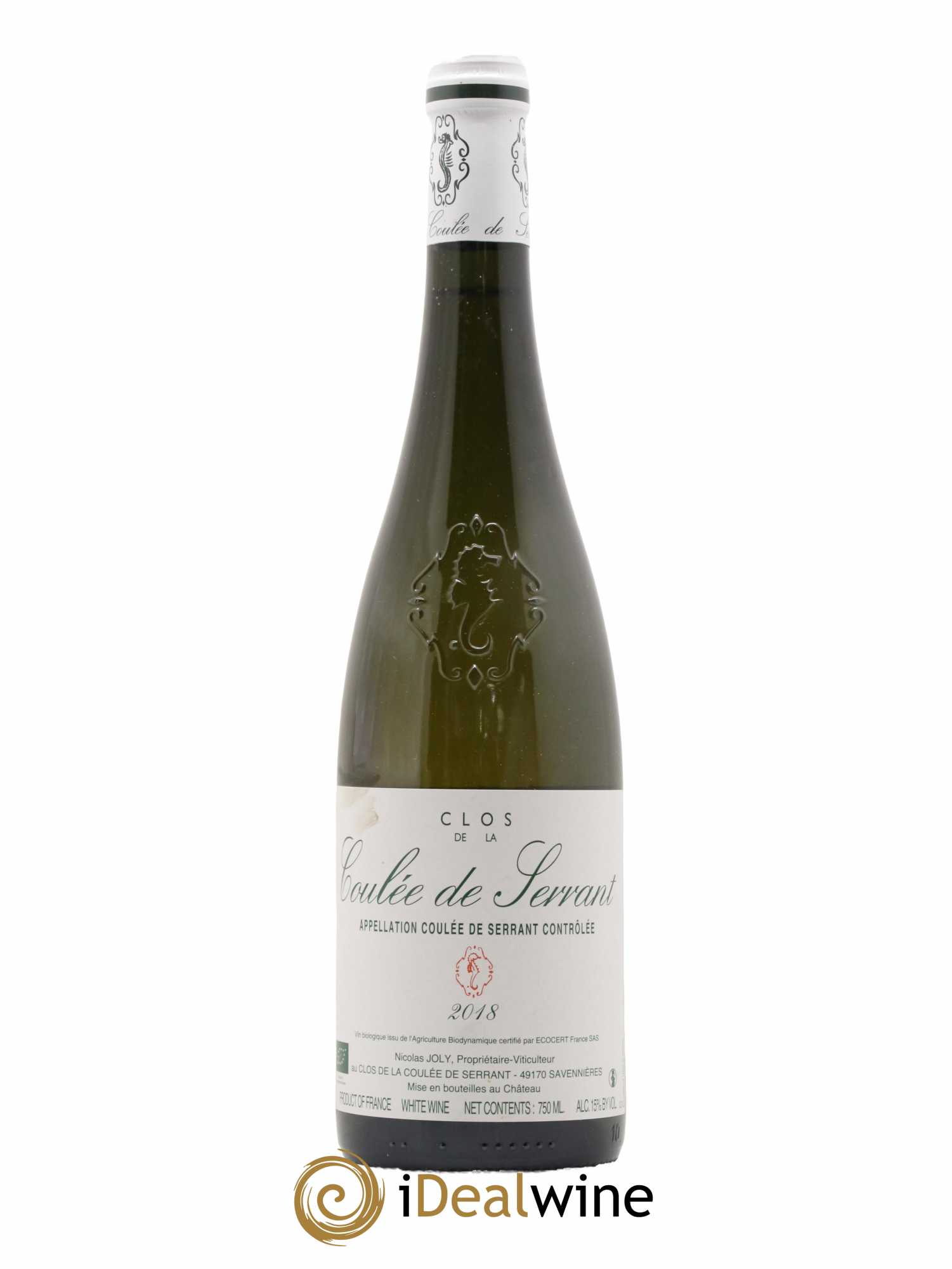 Savennières Clos de la Coulée de Serrant Vignobles de la Coulée de Serrant - Nicolas Joly 2018 - Lot de 1 bouteille - 0