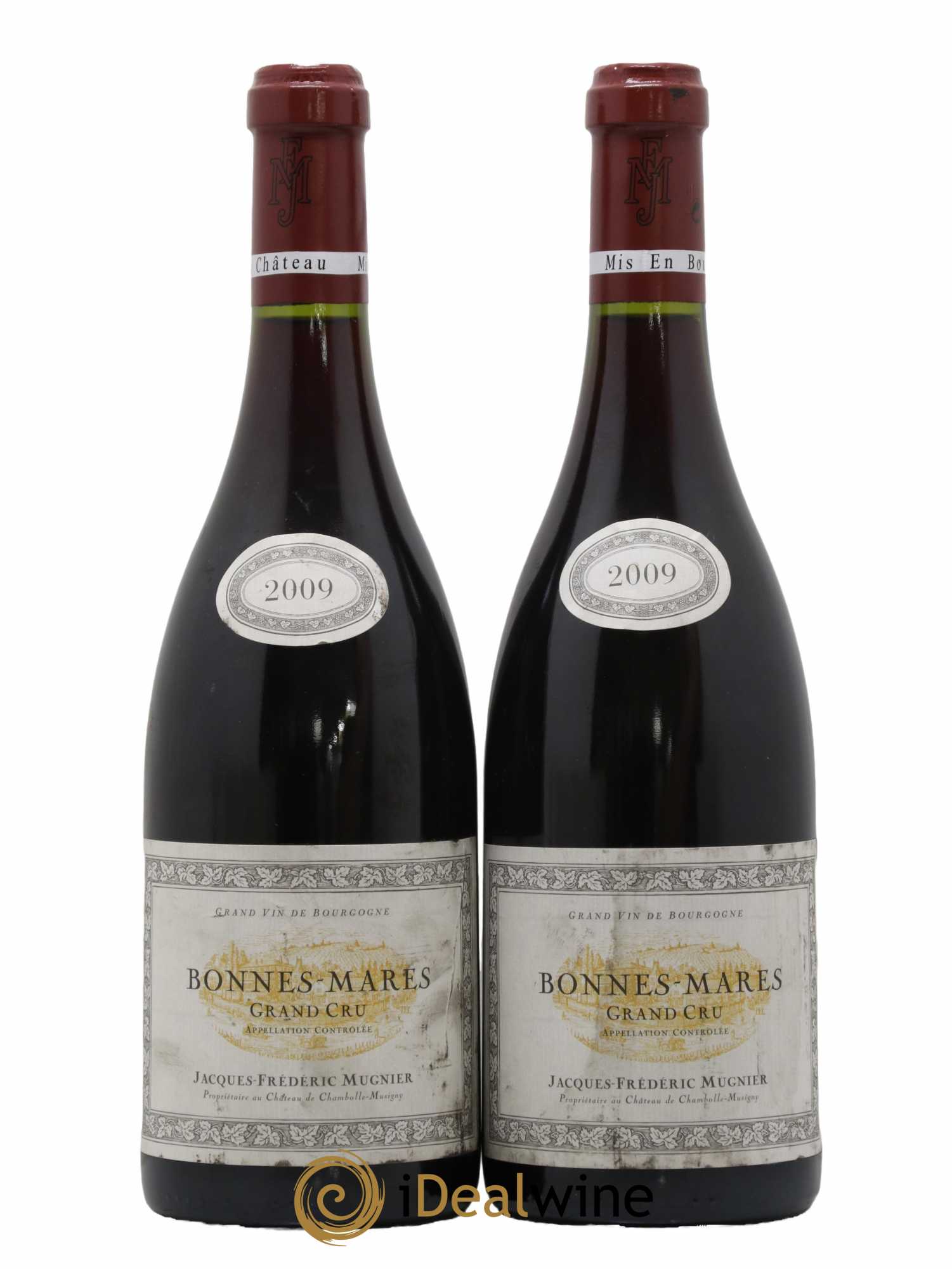 Bonnes-Mares Grand Cru Jacques-Frédéric Mugnier 2009 - Lot of 2 bottles - 0