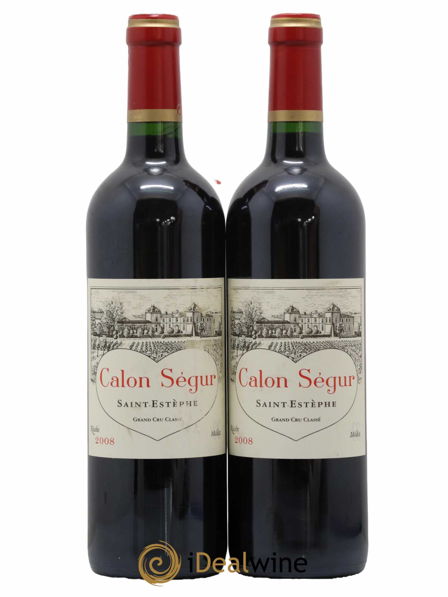Château Calon Ségur 3ème Grand Cru Classé 2008 - Lot de 2 bouteilles - 0