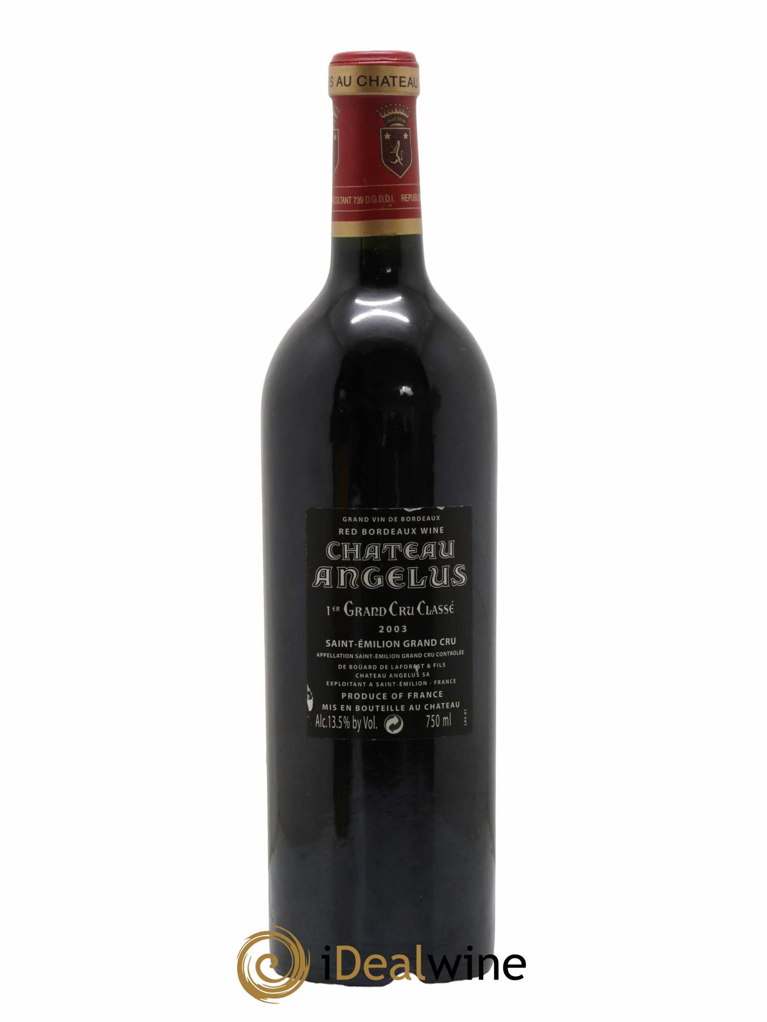 Château Angélus 1er Grand Cru Classé A 2003 - Lot of 1 bottle - 1
