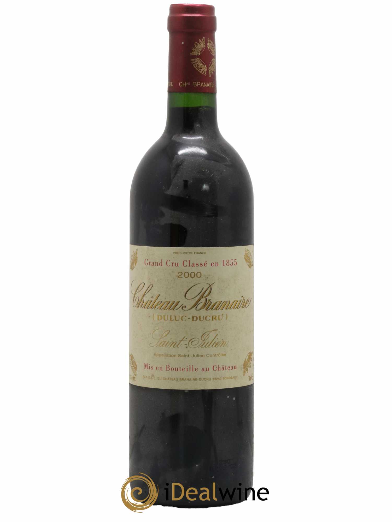 Château Branaire Ducru 4ème Grand Cru Classé 2000 - Lot de 1 bouteille - 0