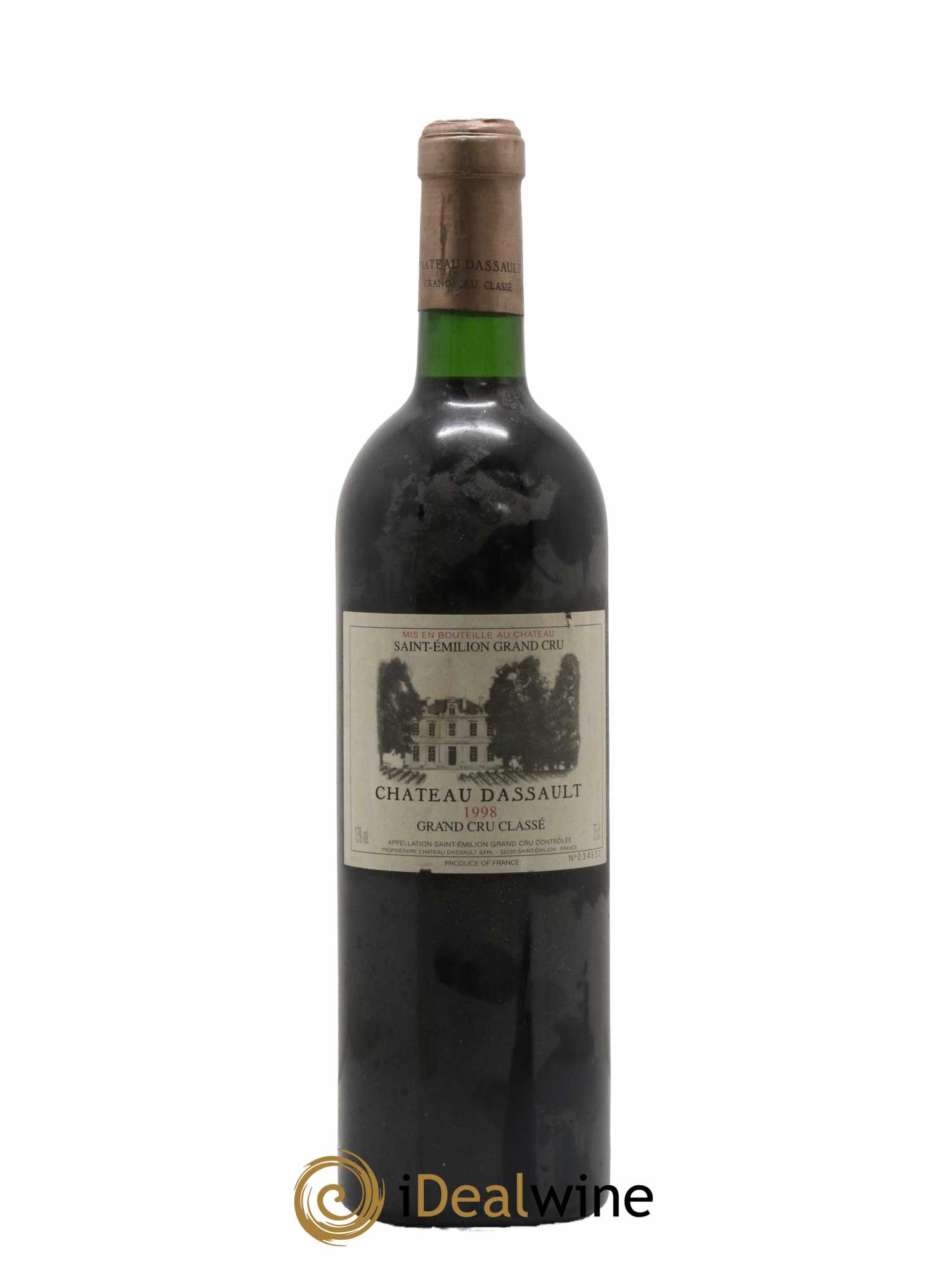 Château Dassault Grand Cru Classé 1998 - Lot de 1 bouteille - 0