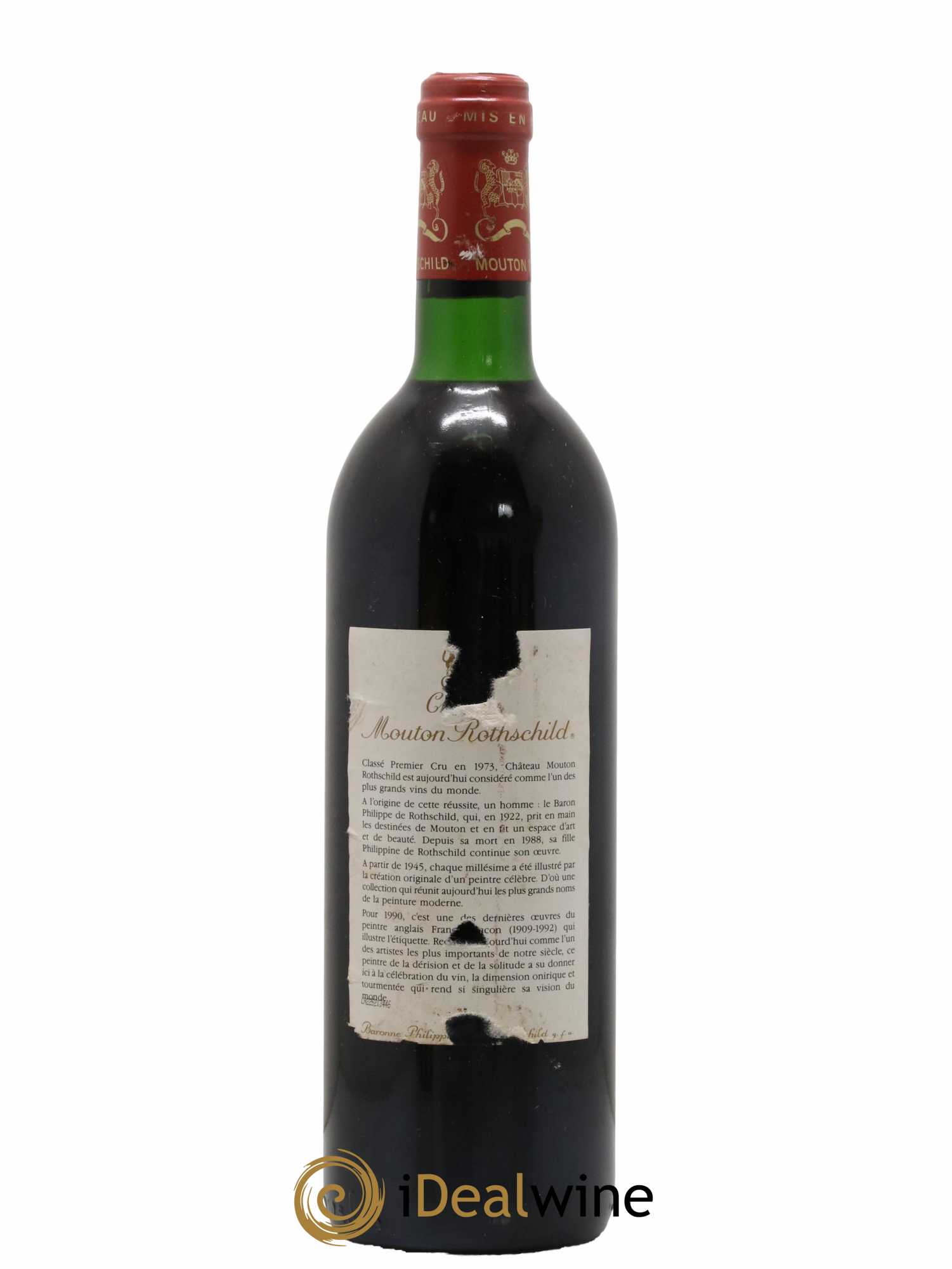 Château Mouton Rothschild 1er Grand Cru Classé 1990 - Lot of 1 bottle - 1