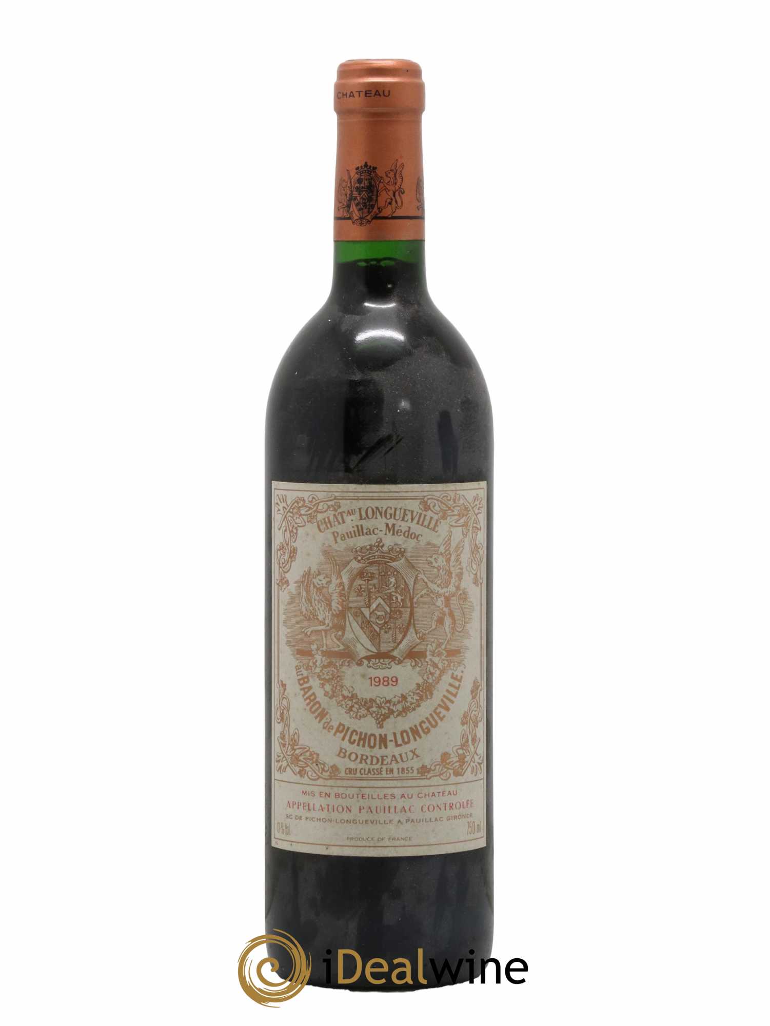 Pichon Longueville Baron 2ème Grand Cru Classé 1989 - Posten von 1 Flasche - 0