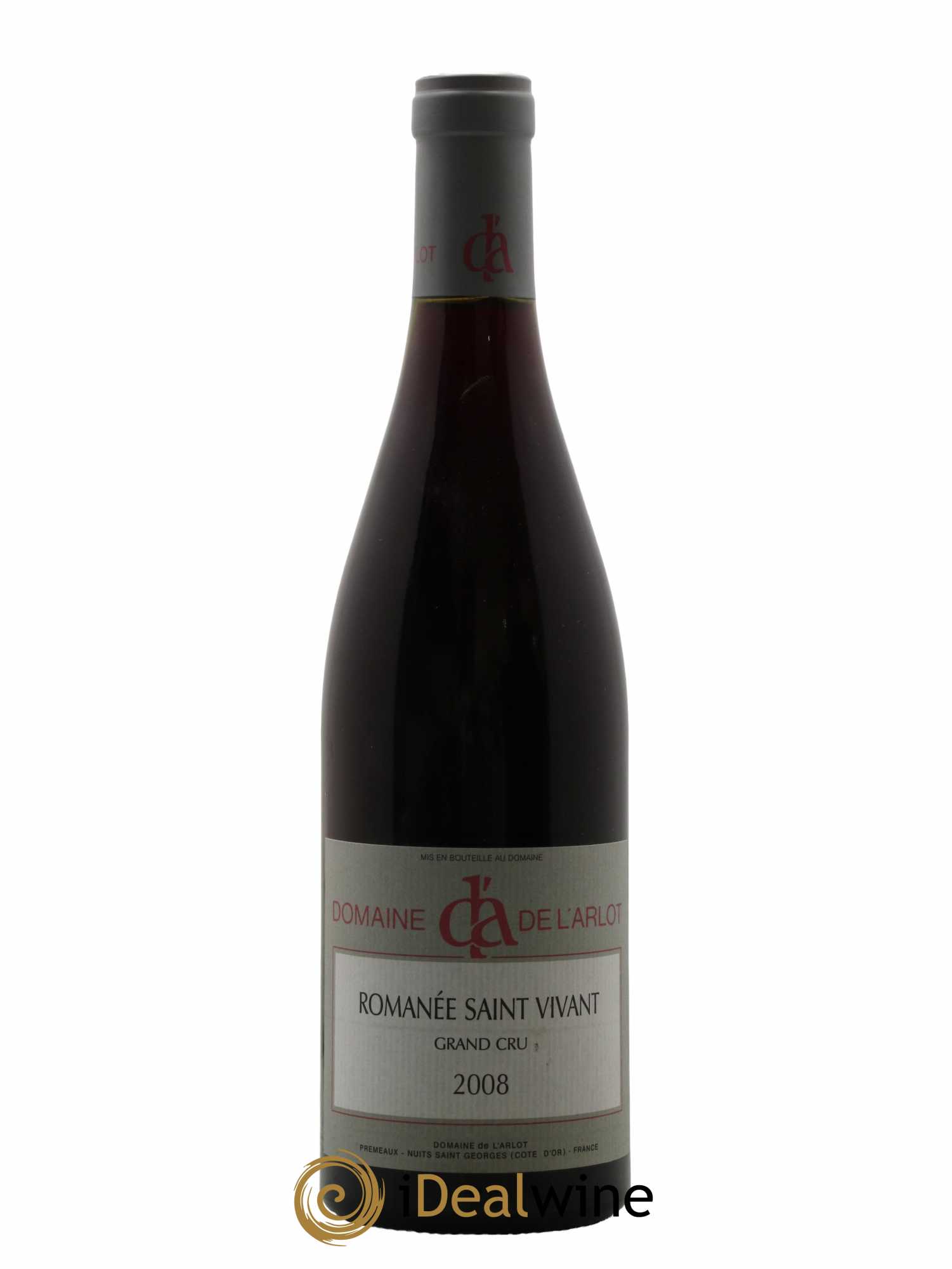 Romanée-Saint-Vivant Grand Cru Domaine de l'Arlot 2008 - Lot de 1 bouteille - 0