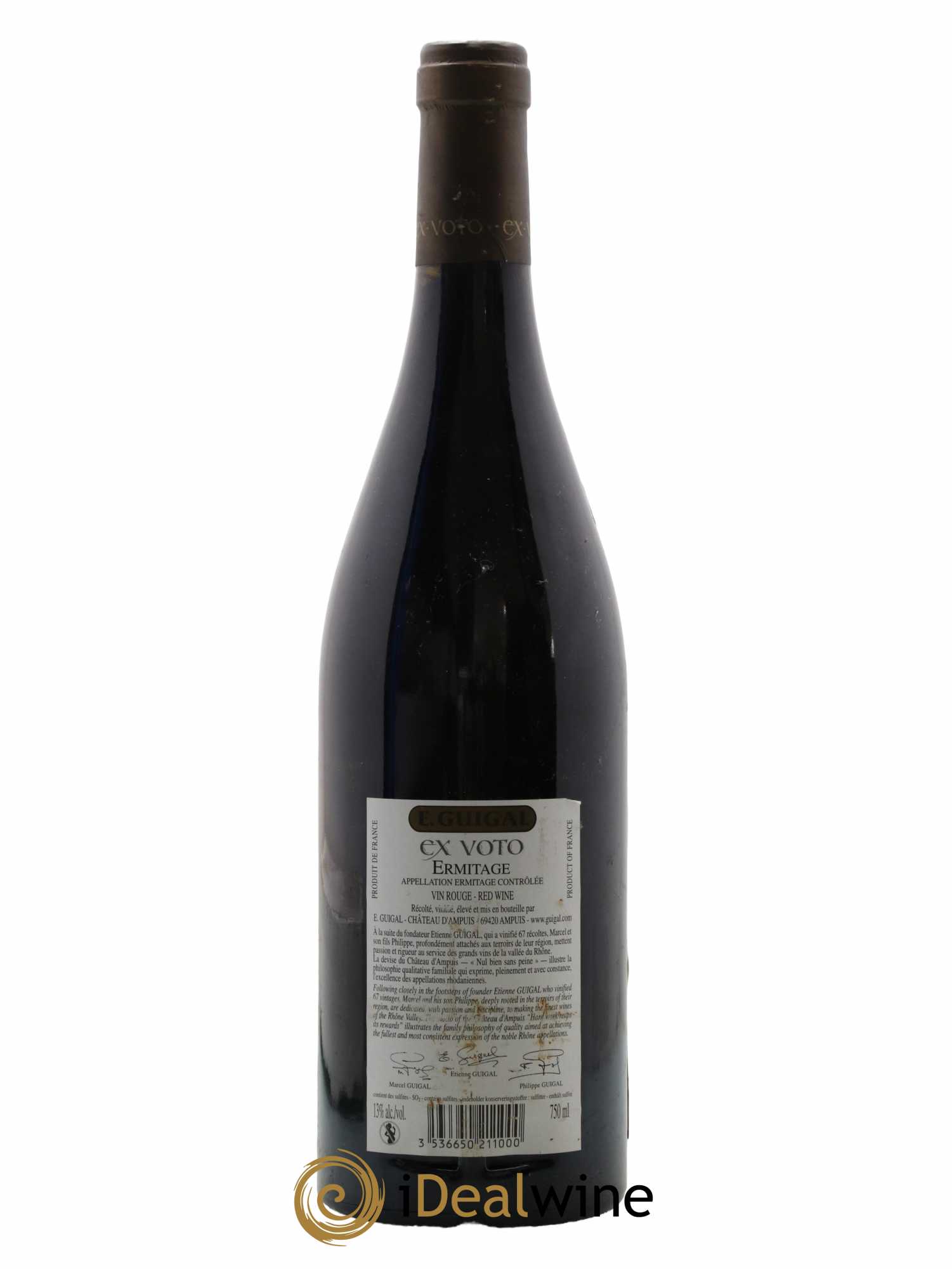 Ermitage Ex Voto Guigal 2005 - Lot de 1 bouteille - 1