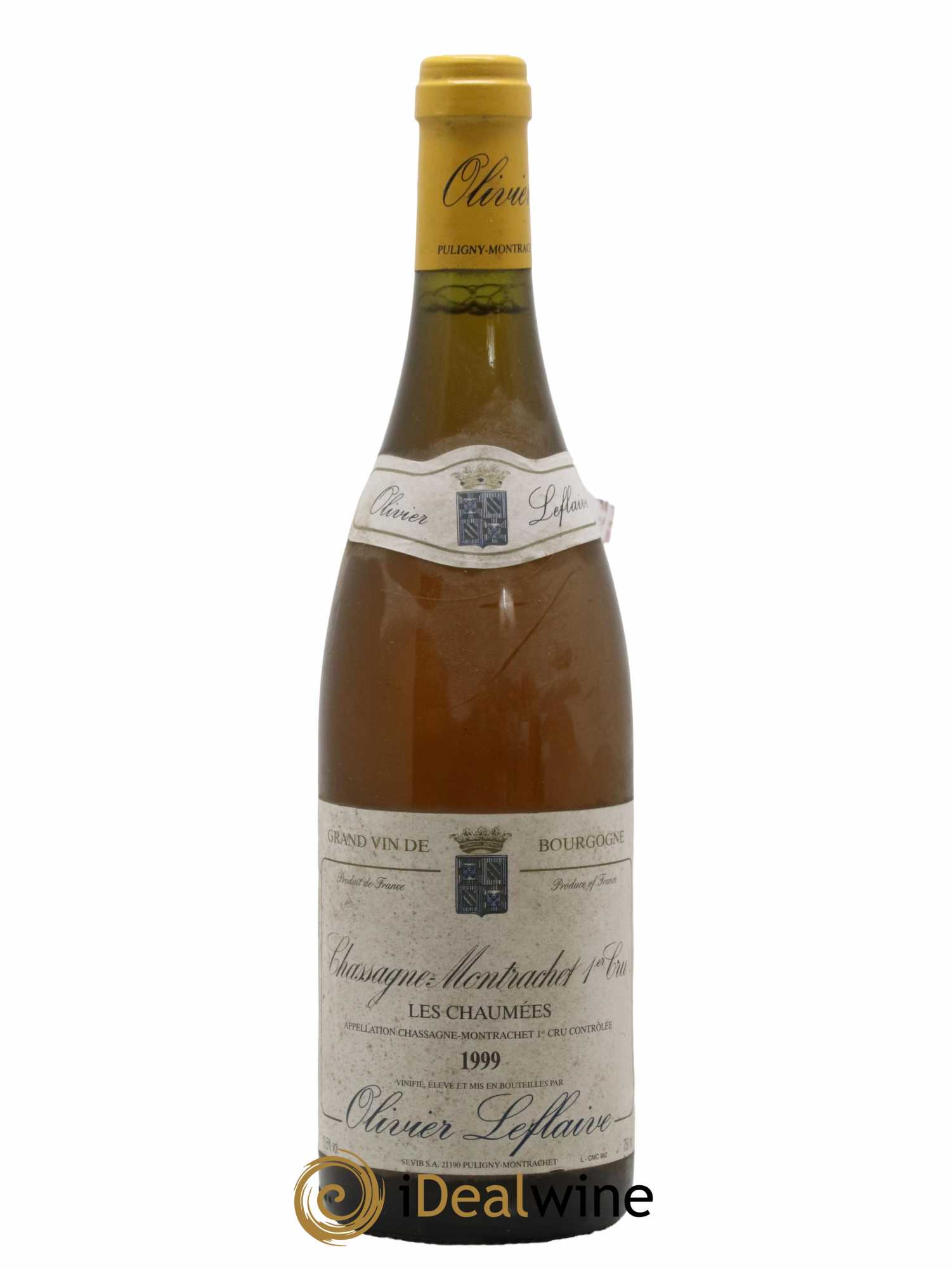 Chassagne-Montrachet 1er Cru Les Chaumées Olivier Leflaive 1999 - Lot de 1 bouteille - 0