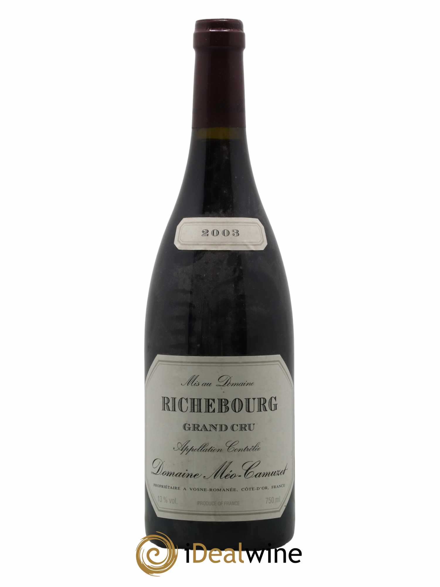 Richebourg Grand Cru Méo-Camuzet (Domaine) 2003 - Lot de 1 bouteille - 0