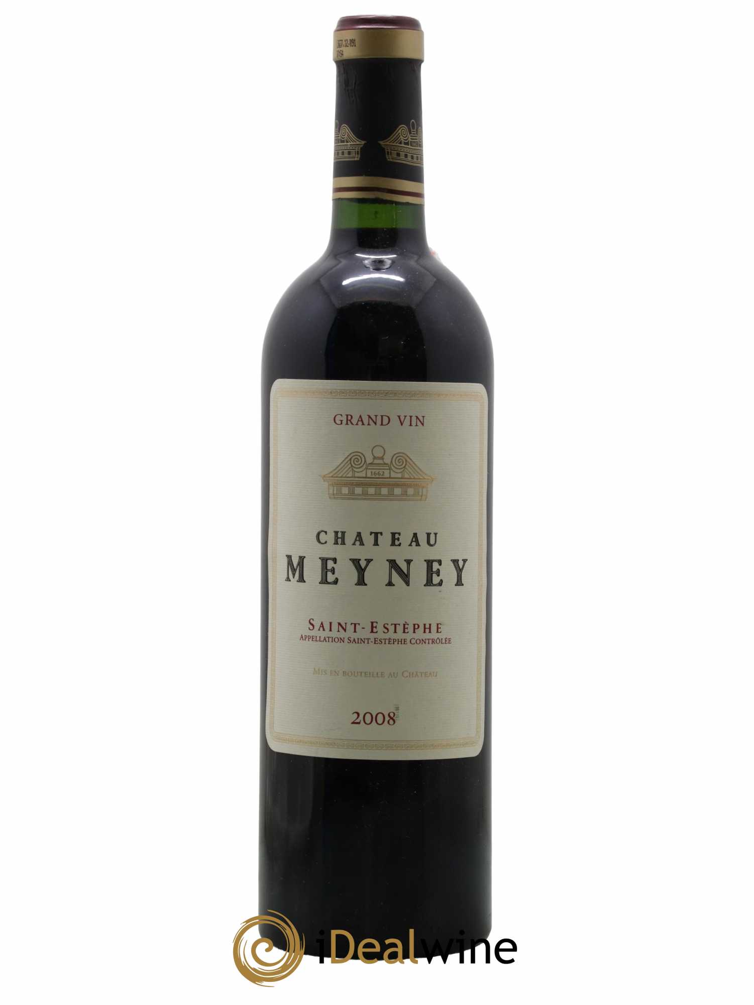 Château Meyney 2008 - Lot de 1 bouteille - 0