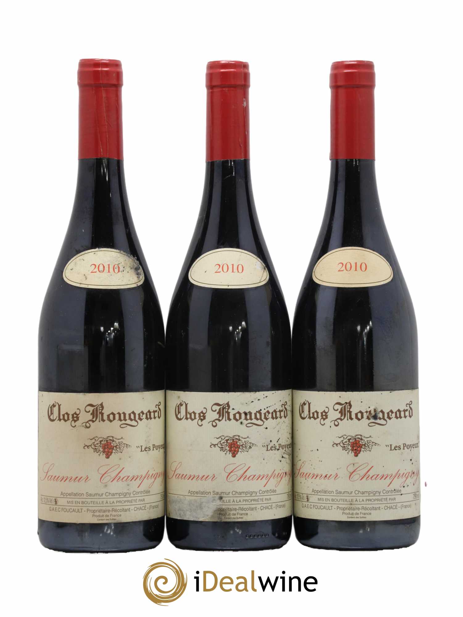 Saumur-Champigny Les Poyeux Clos Rougeard 2010 - Lot de 3 bouteilles - 0