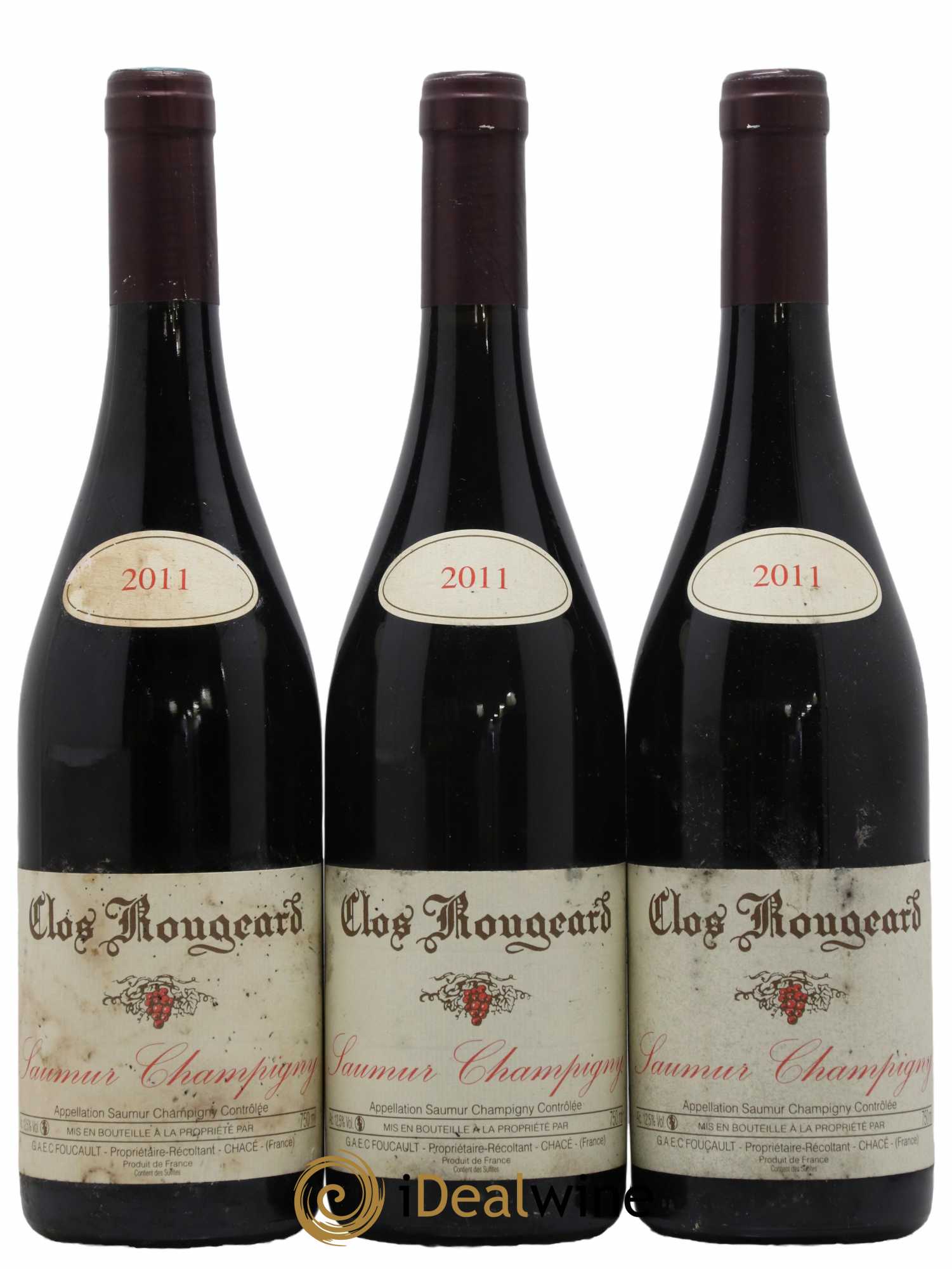 Saumur-Champigny Clos Rougeard 2011 - Lot de 3 bouteilles - 0
