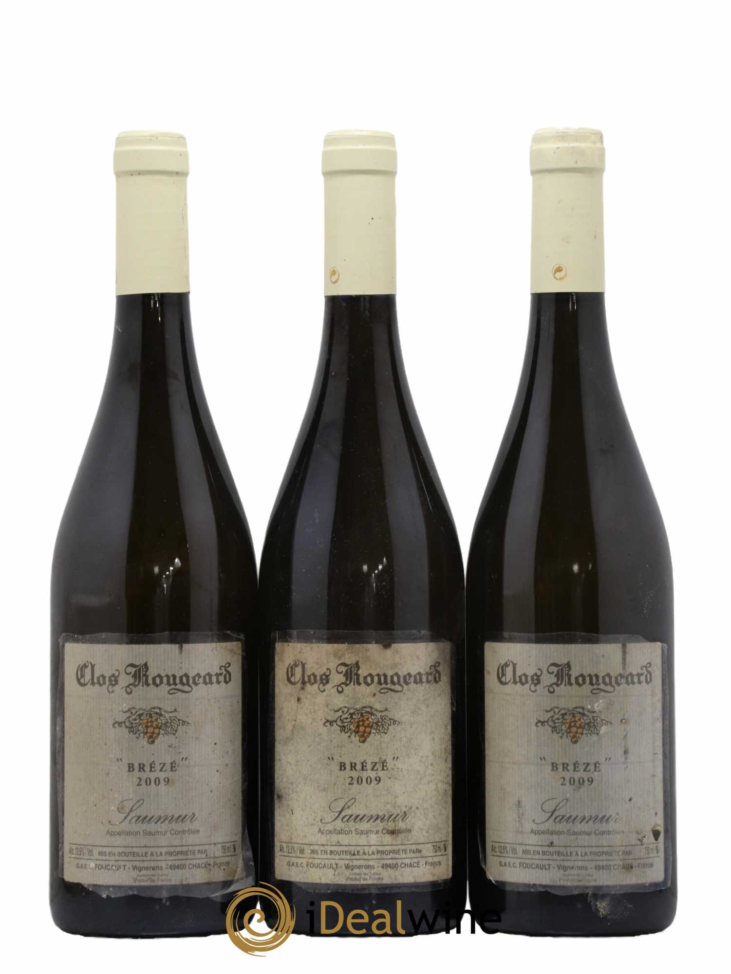 Saumur Brézé Clos Rougeard 2009 - Lot de 3 bouteilles - 0