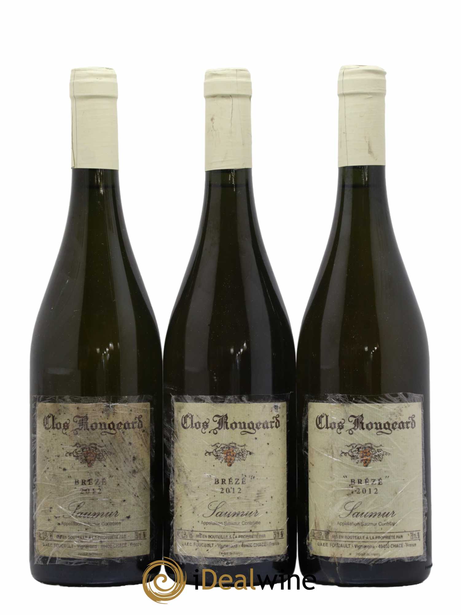 Saumur Brézé Clos Rougeard 2012 - Lot de 3 bouteilles - 0