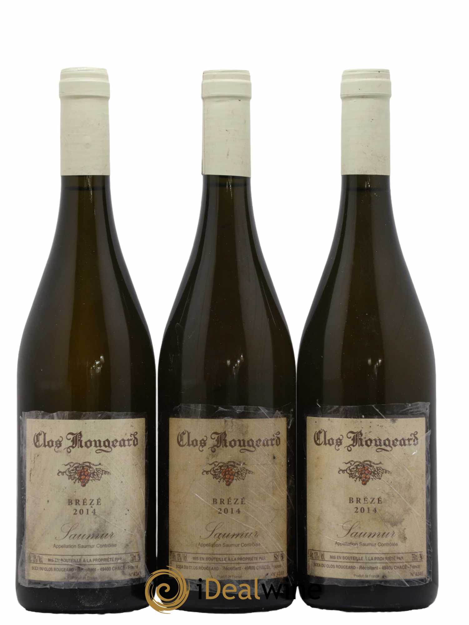 Saumur Brézé Clos Rougeard 2014 - Lot de 3 bouteilles - 0